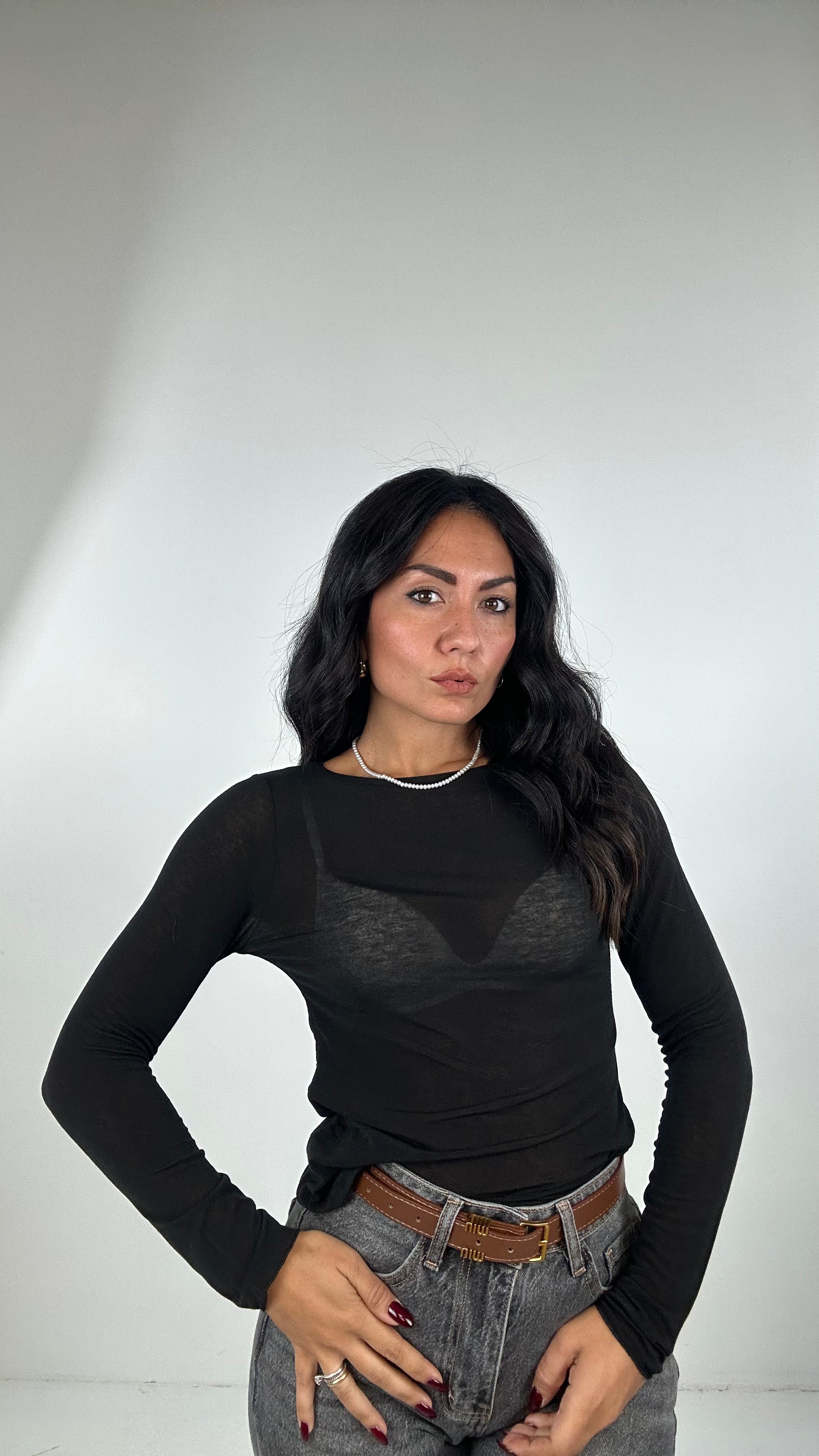 Maglia CASHMERE - NERO