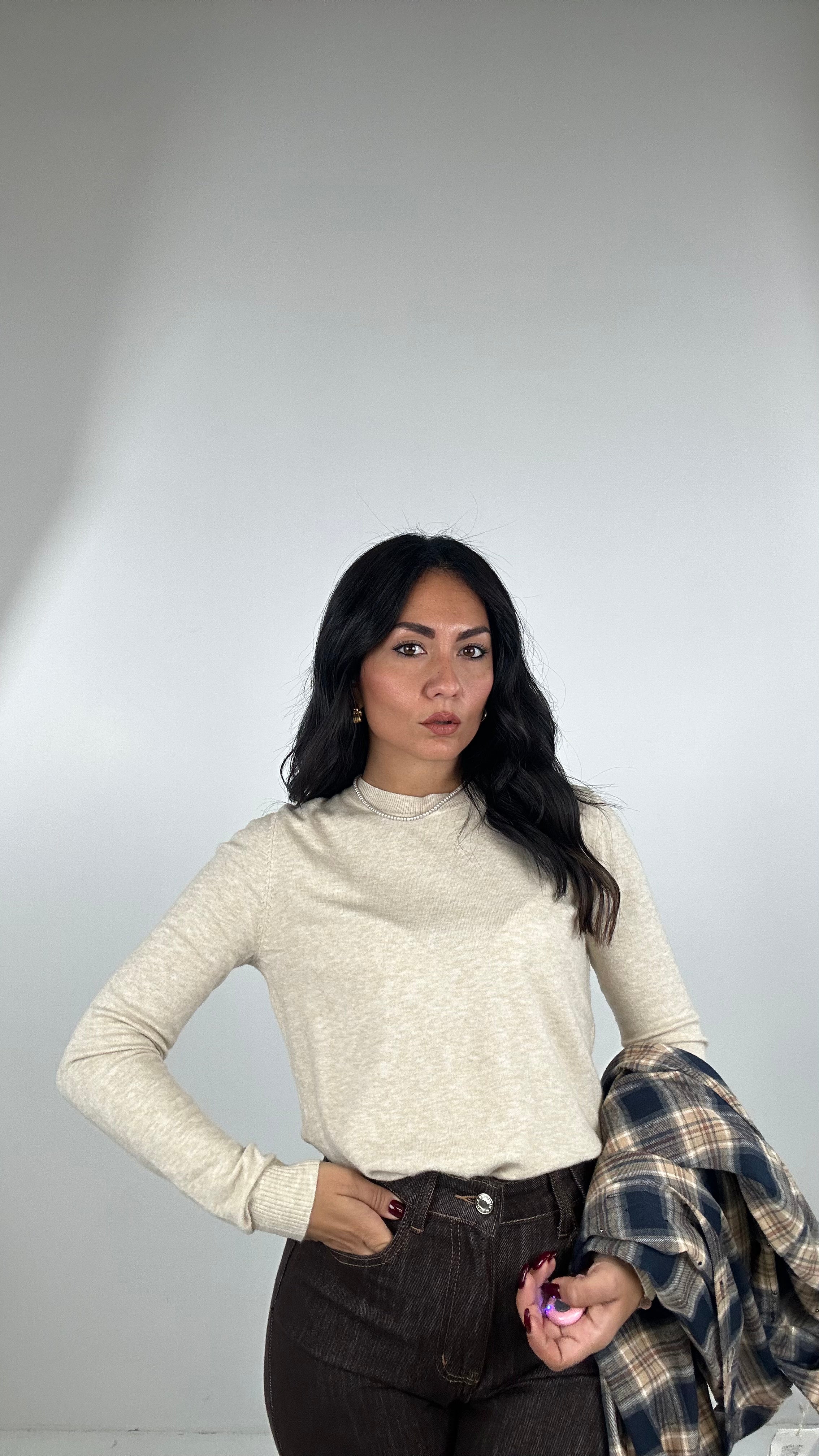 Pull BASIC AUTUMN - BEIGE