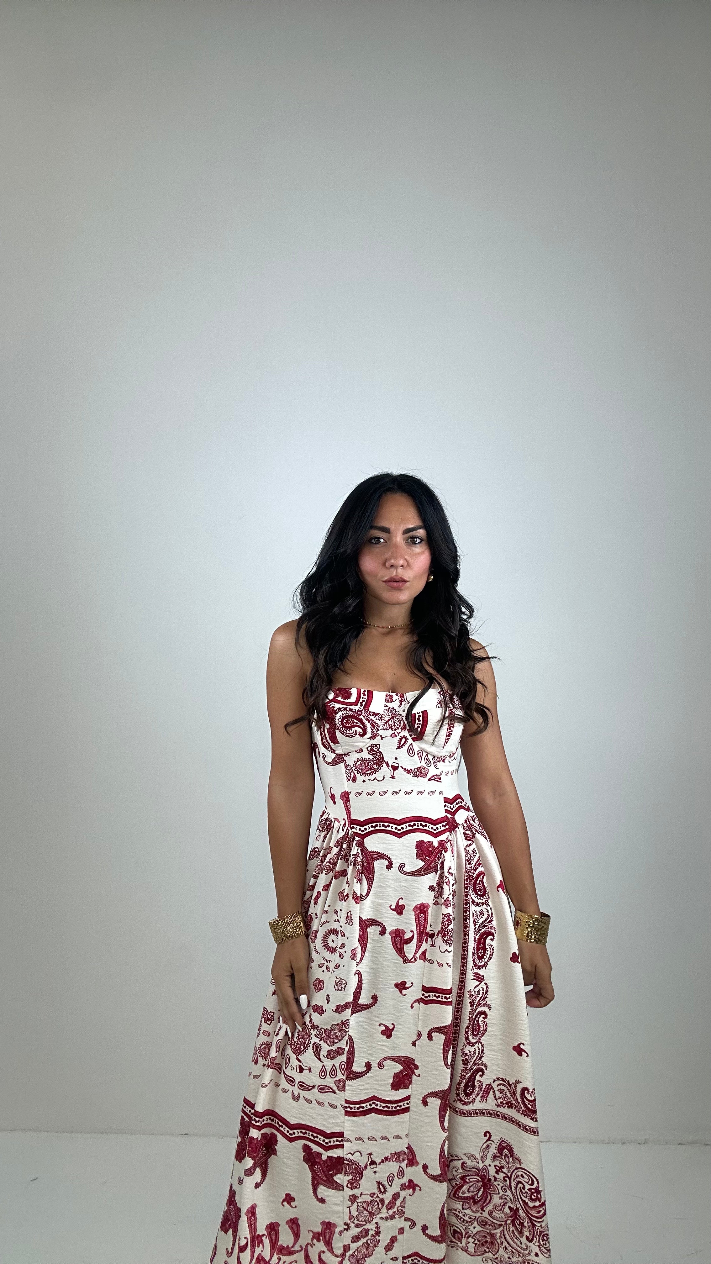 Vestito LACCETTO FANTASY - ROSSO