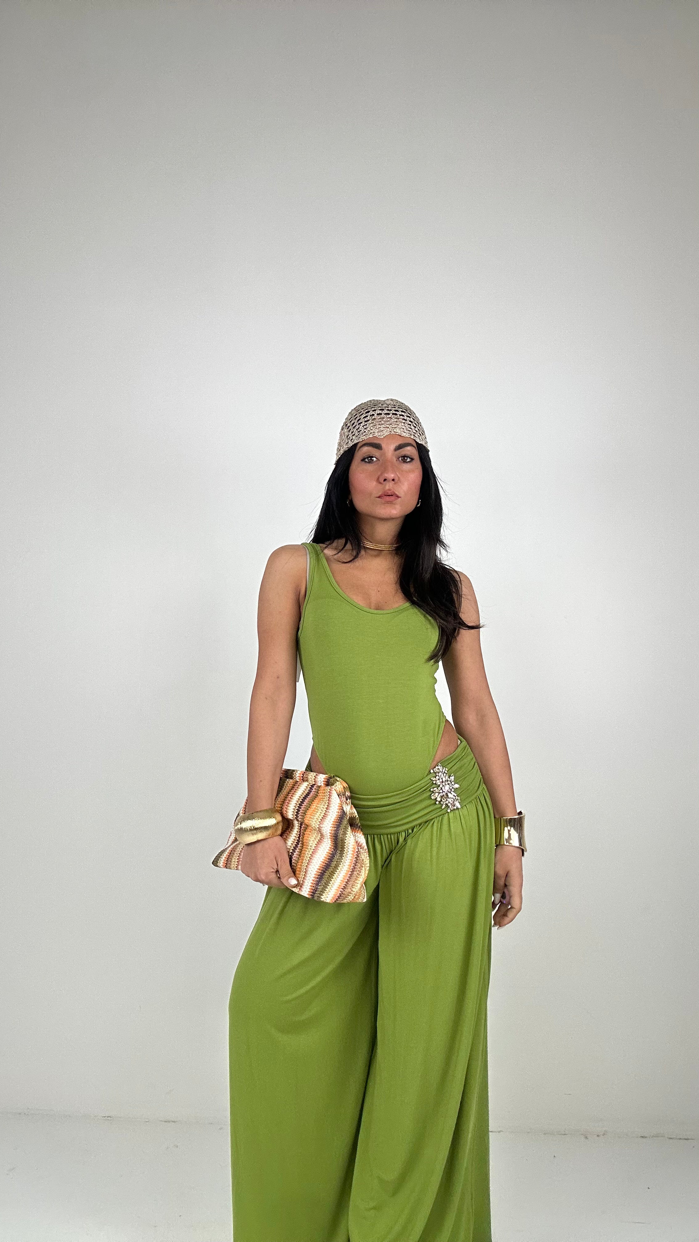 Coordinato CON BODY - VERDE