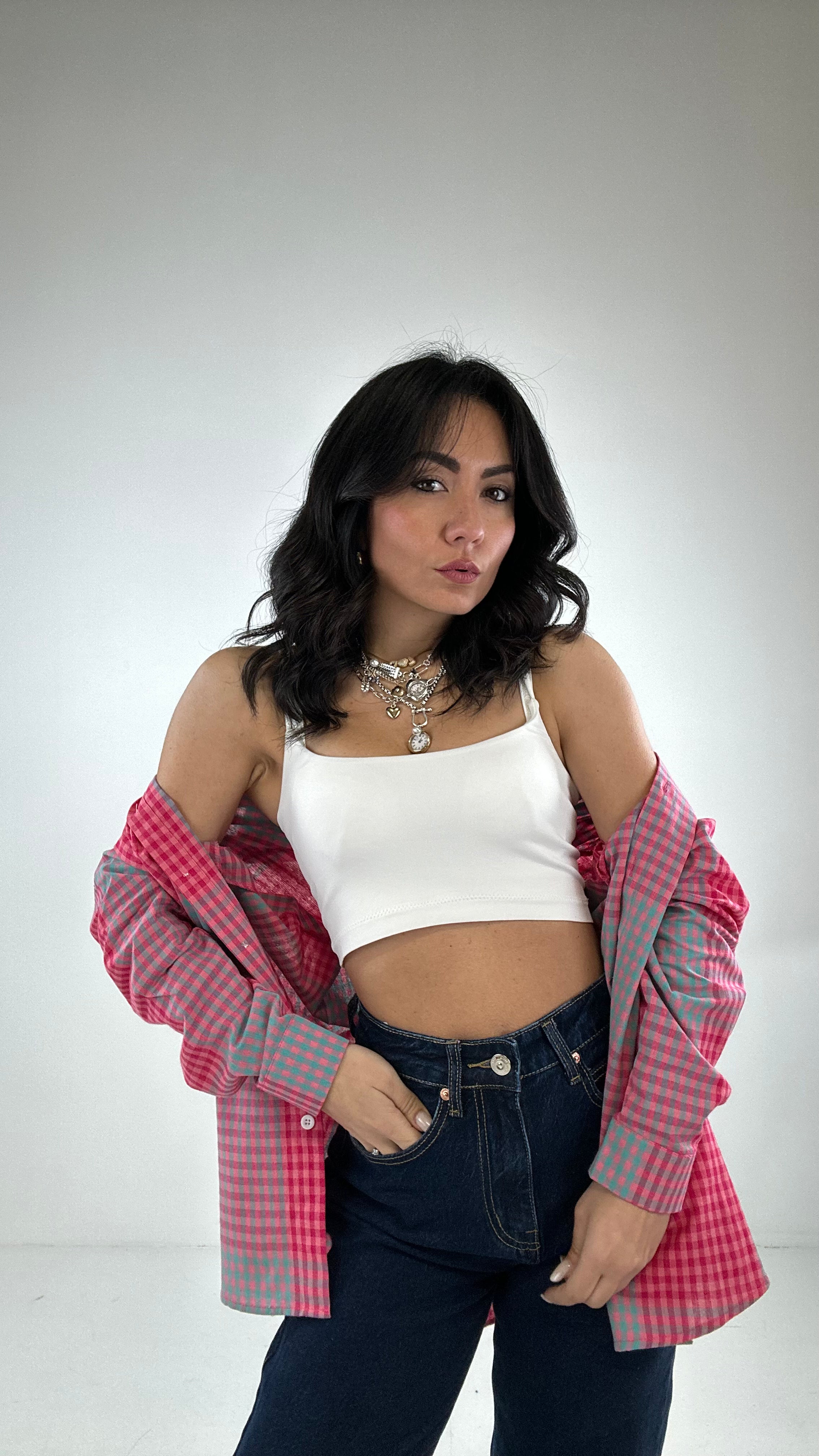 Top CROP BASIC - BIANCO