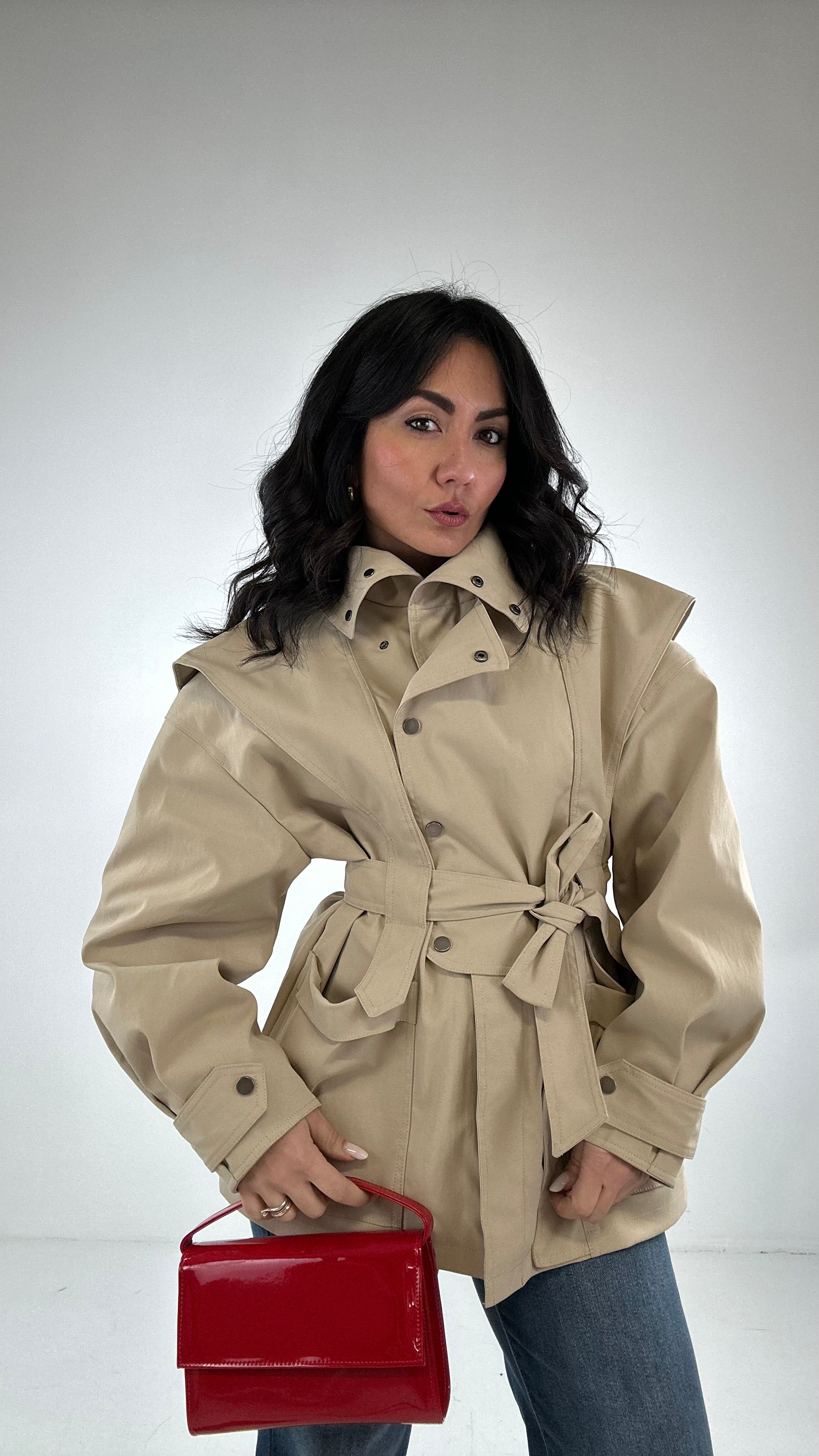 Trench SPALLINA - BEIGE