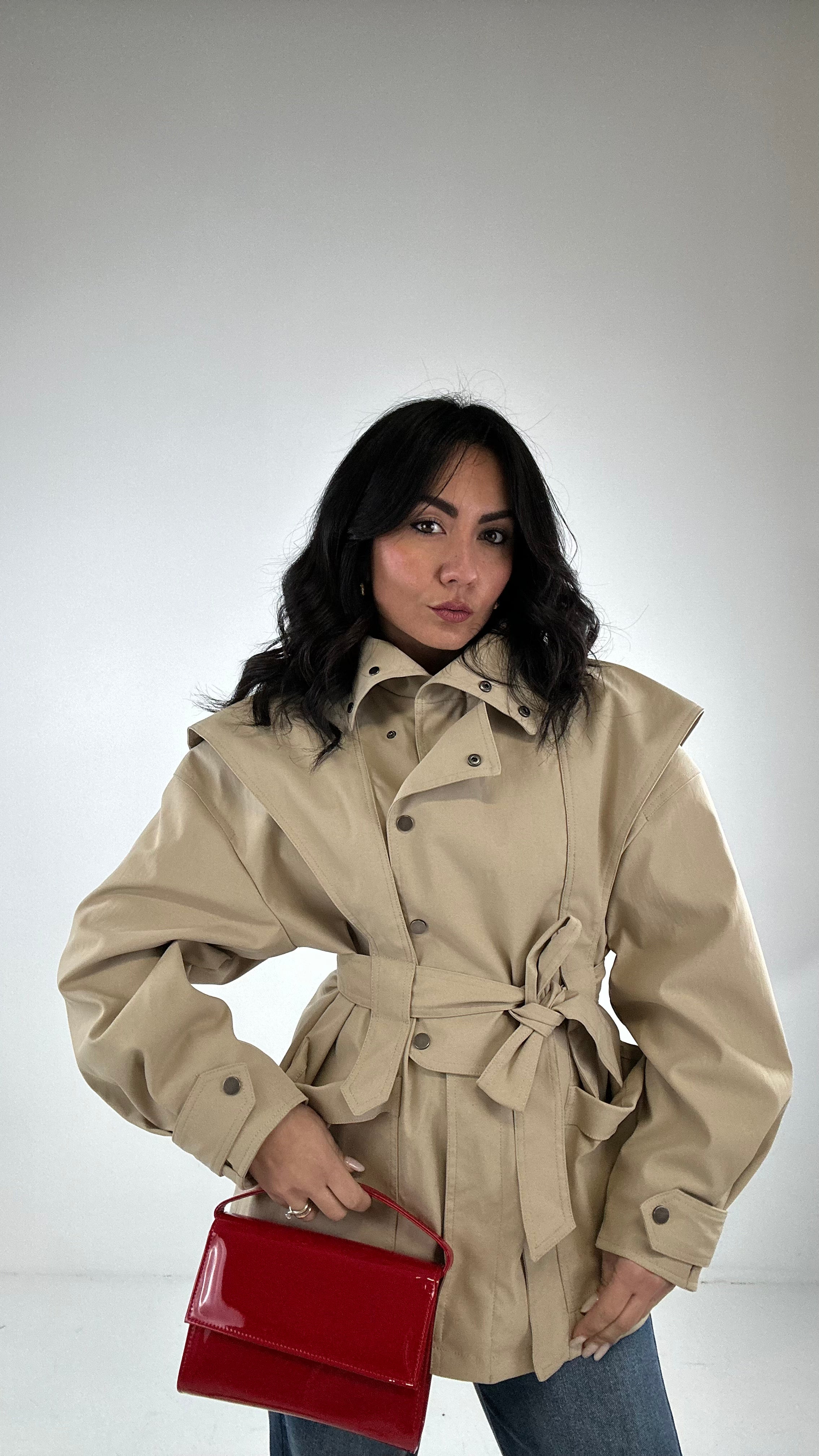 Trench SPALLINA - BEIGE