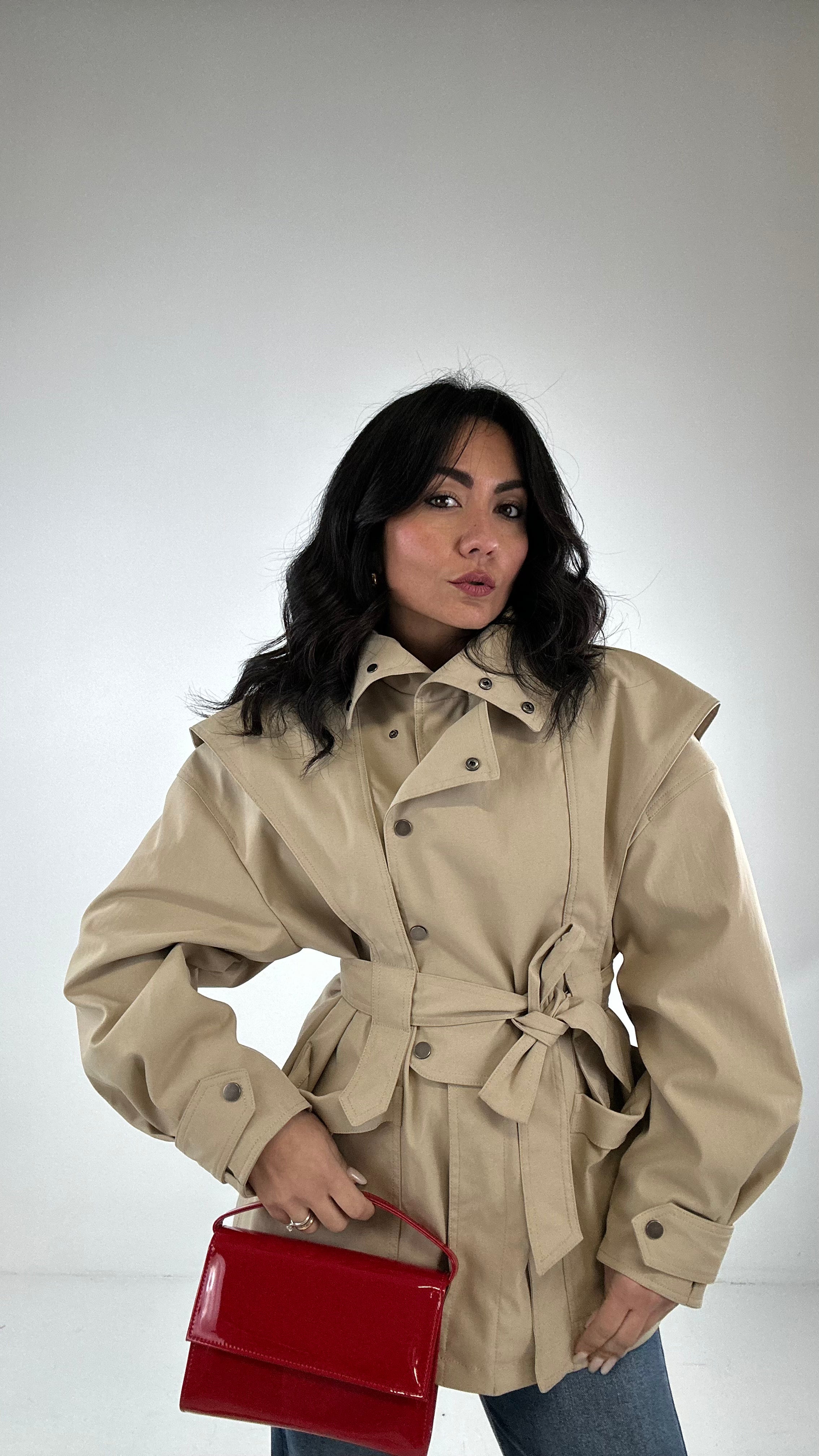 Trench SPALLINA - BEIGE