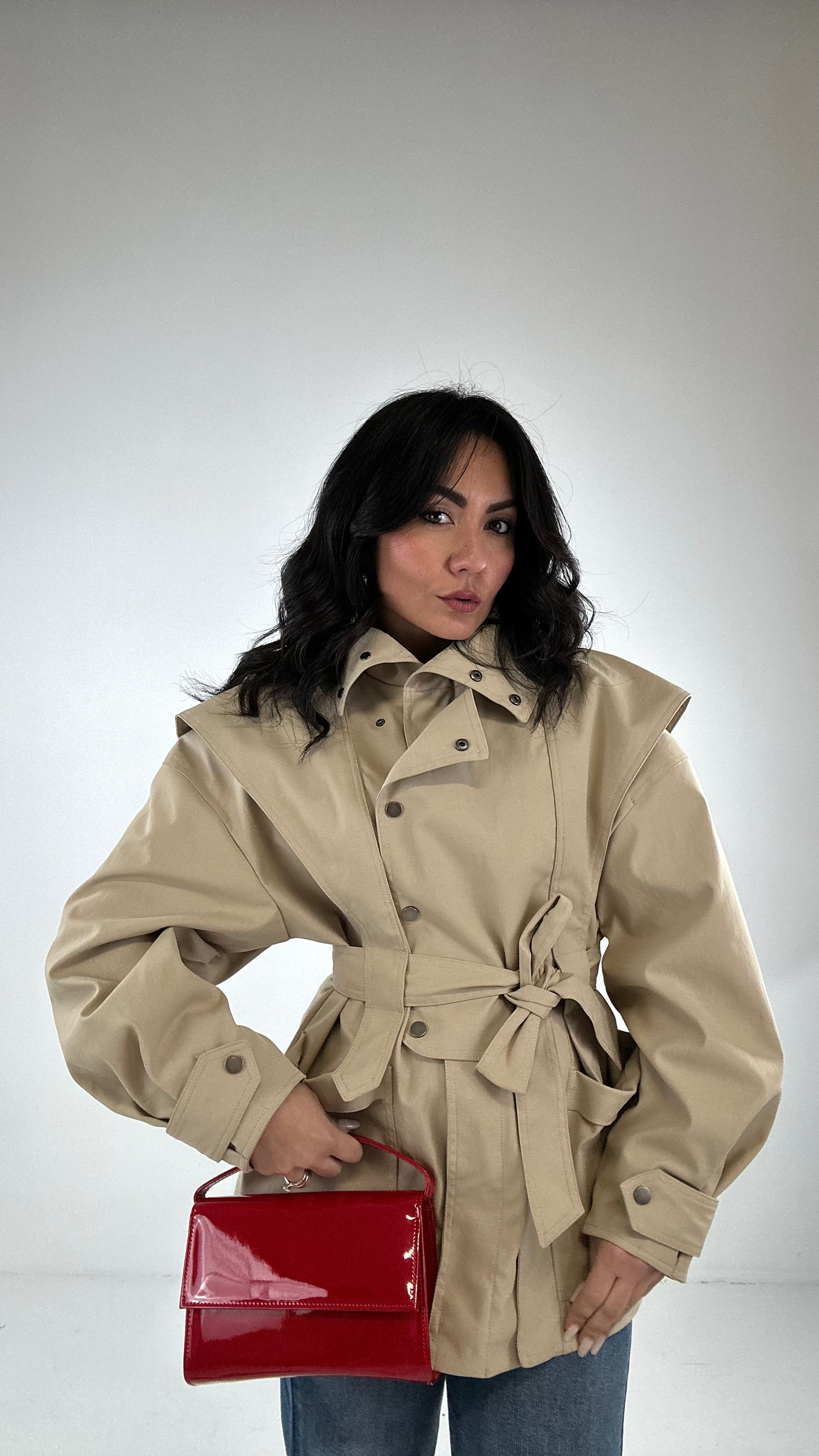 Trench SPALLINA - BEIGE