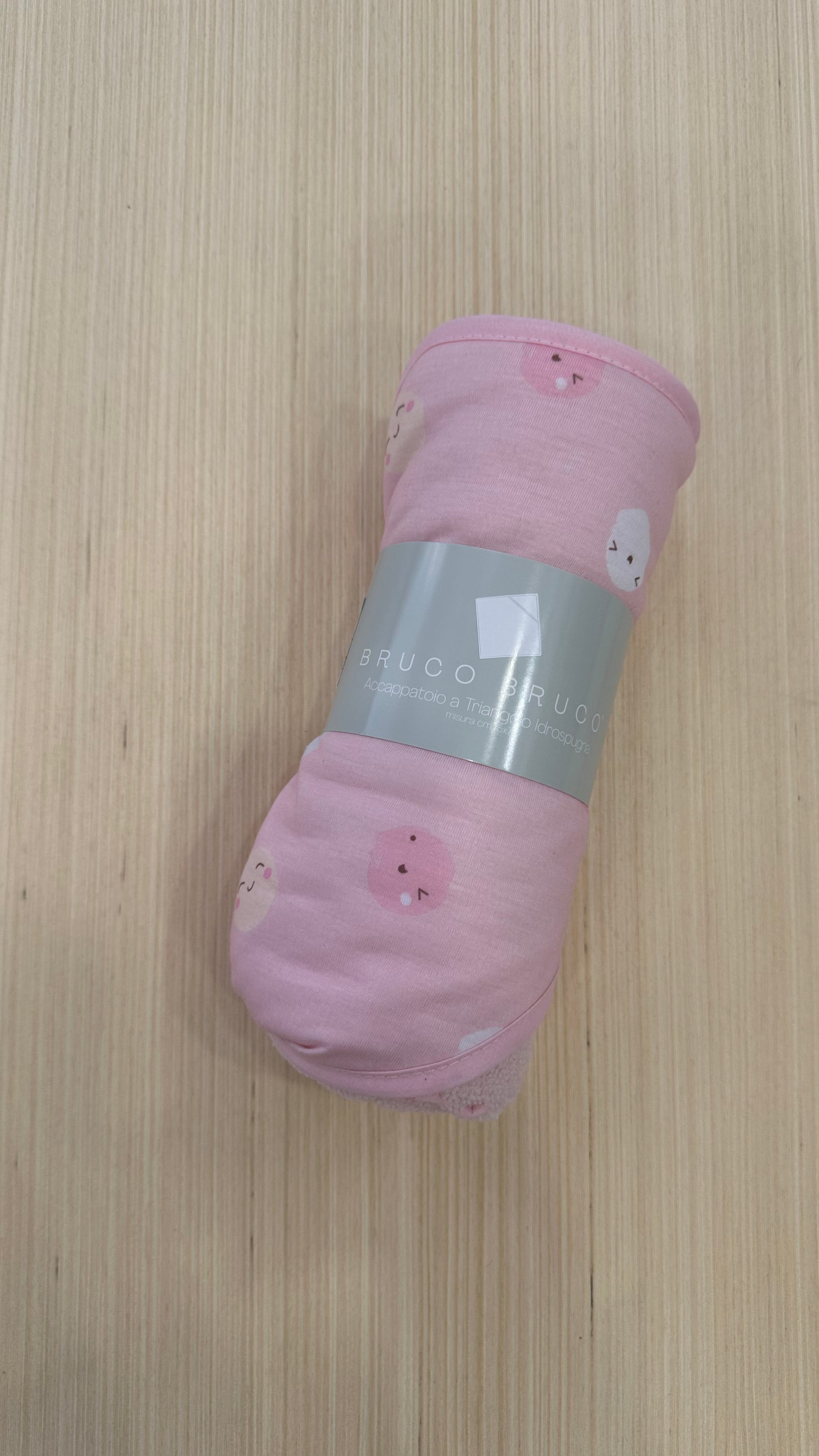 Accappatoio TRIANGOLO IDROSPUGNA CM 75x75 - ROSA