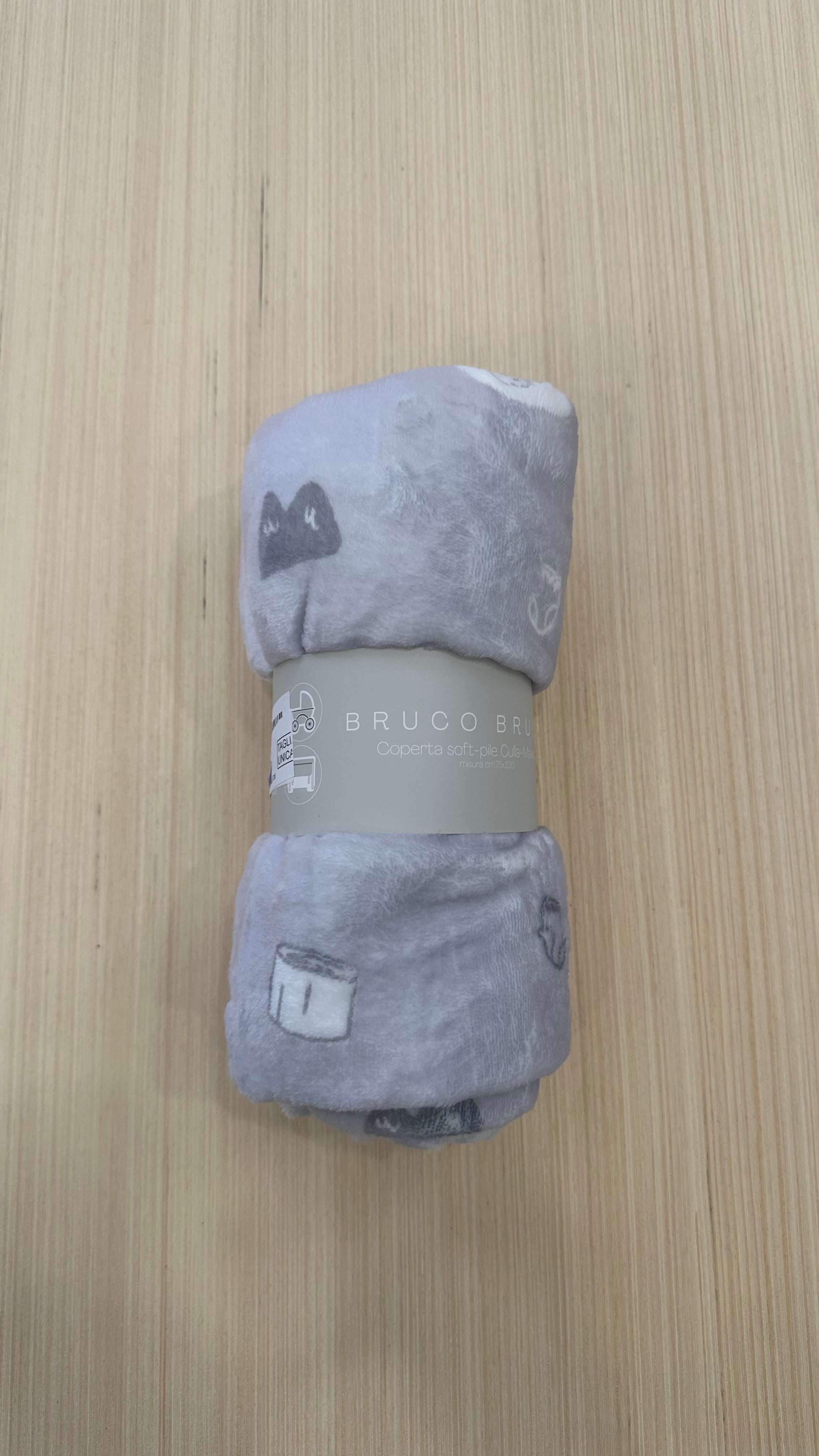 Copertina SOFT PILE CM 75x100 - GRIGIO