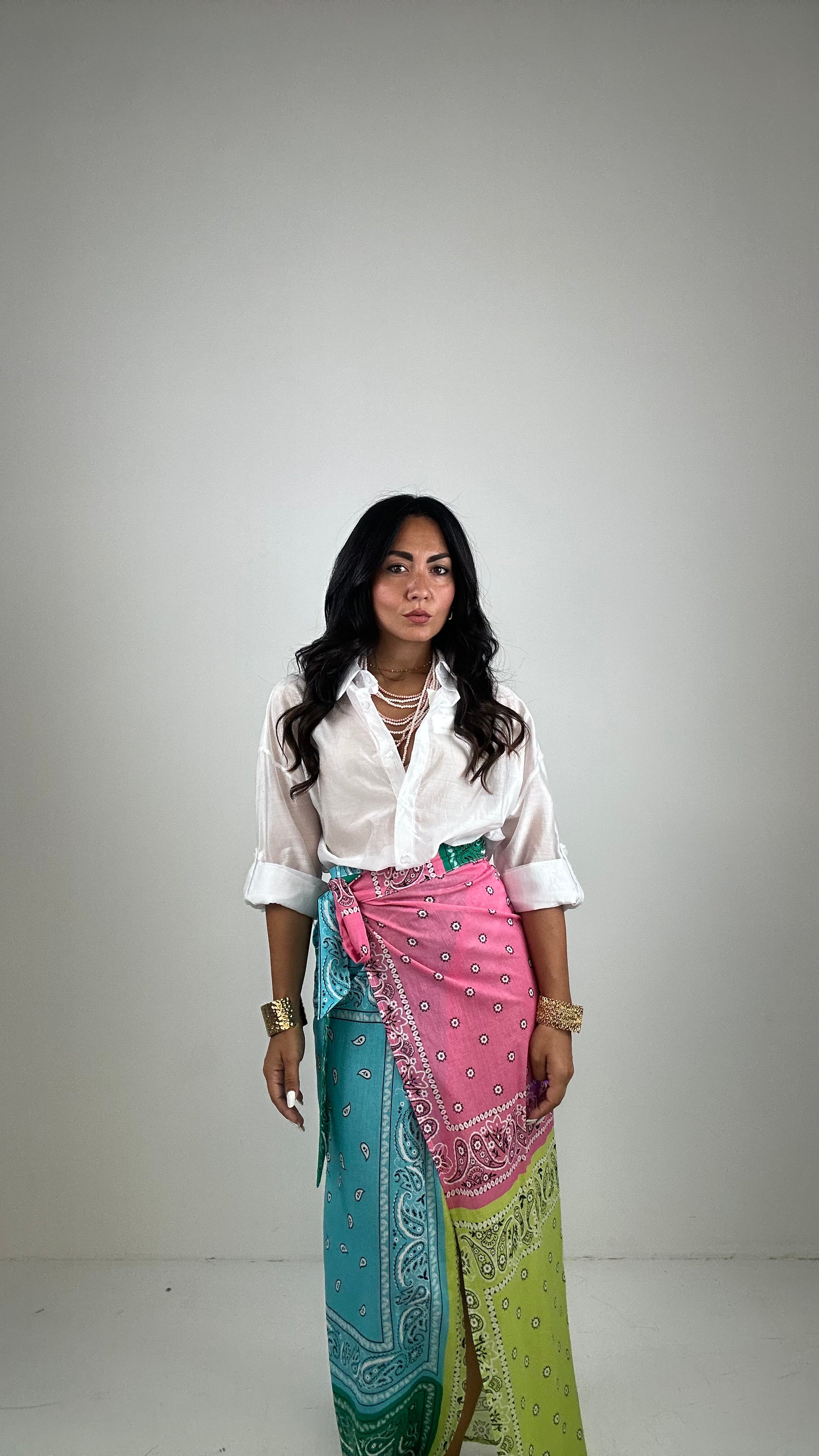 Gonna PAREO BANDANA - MULTICOLOR