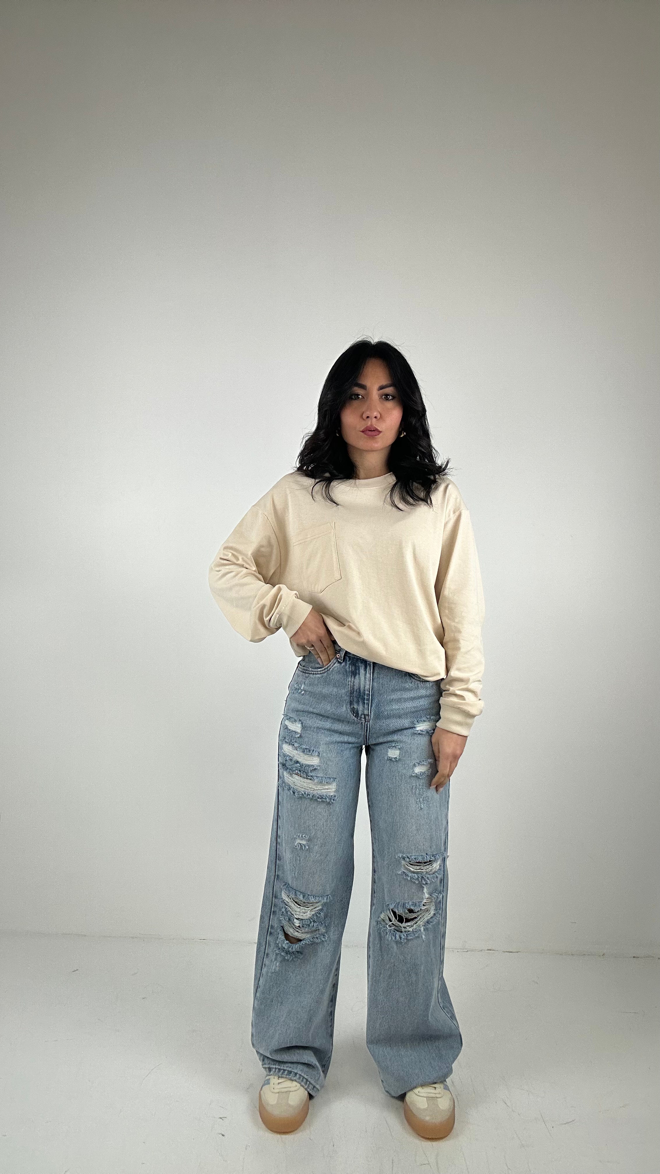 Jeans STRAIGHT STRAPPI - JEANS