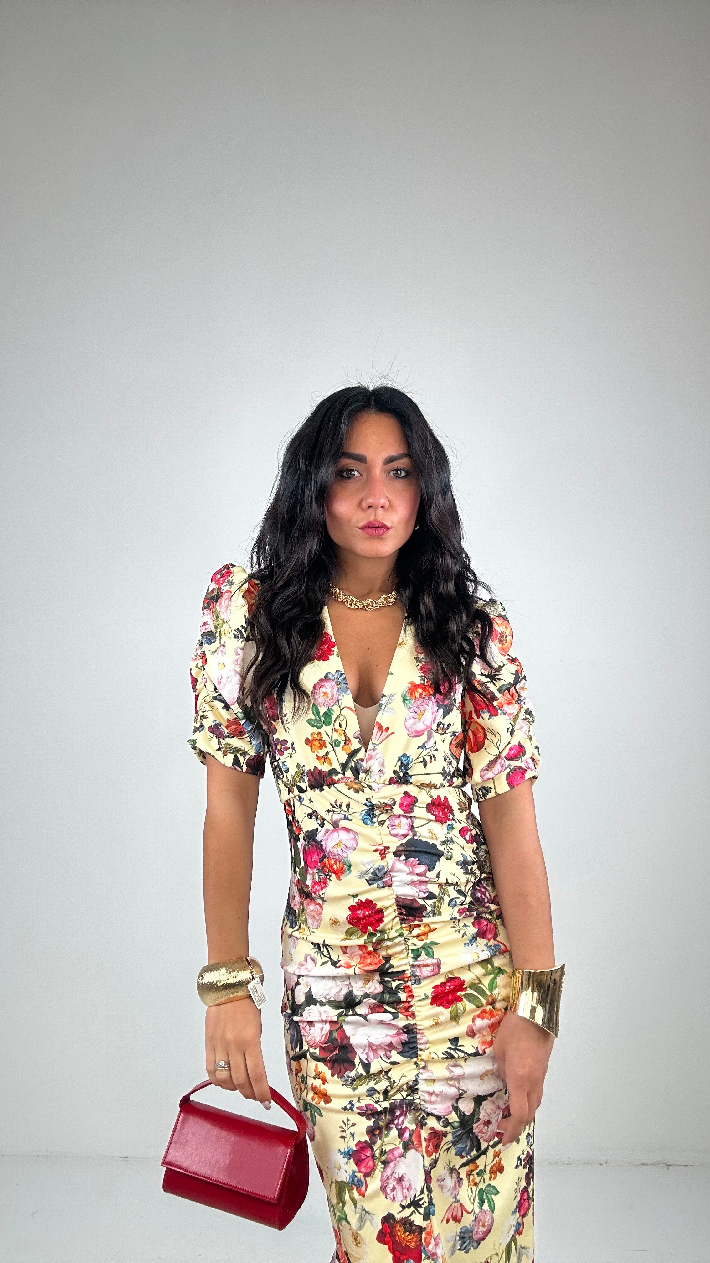 Vestito FIOR DI PRIMAVERA - GIALLO