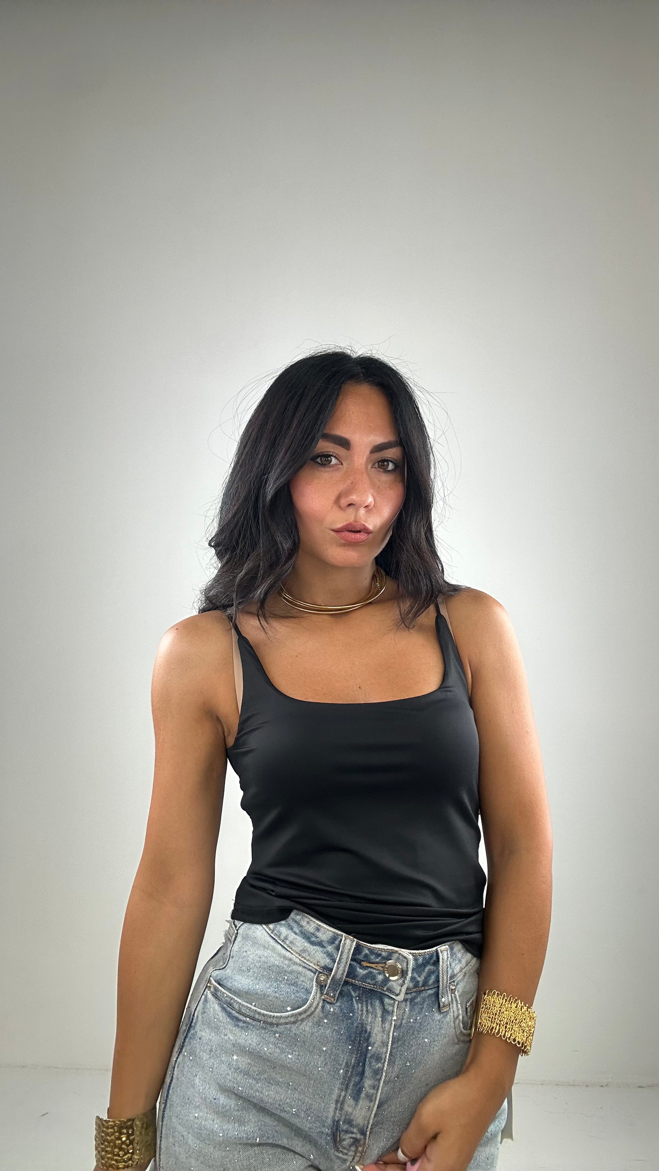 Canotta SUSANNA - NERO