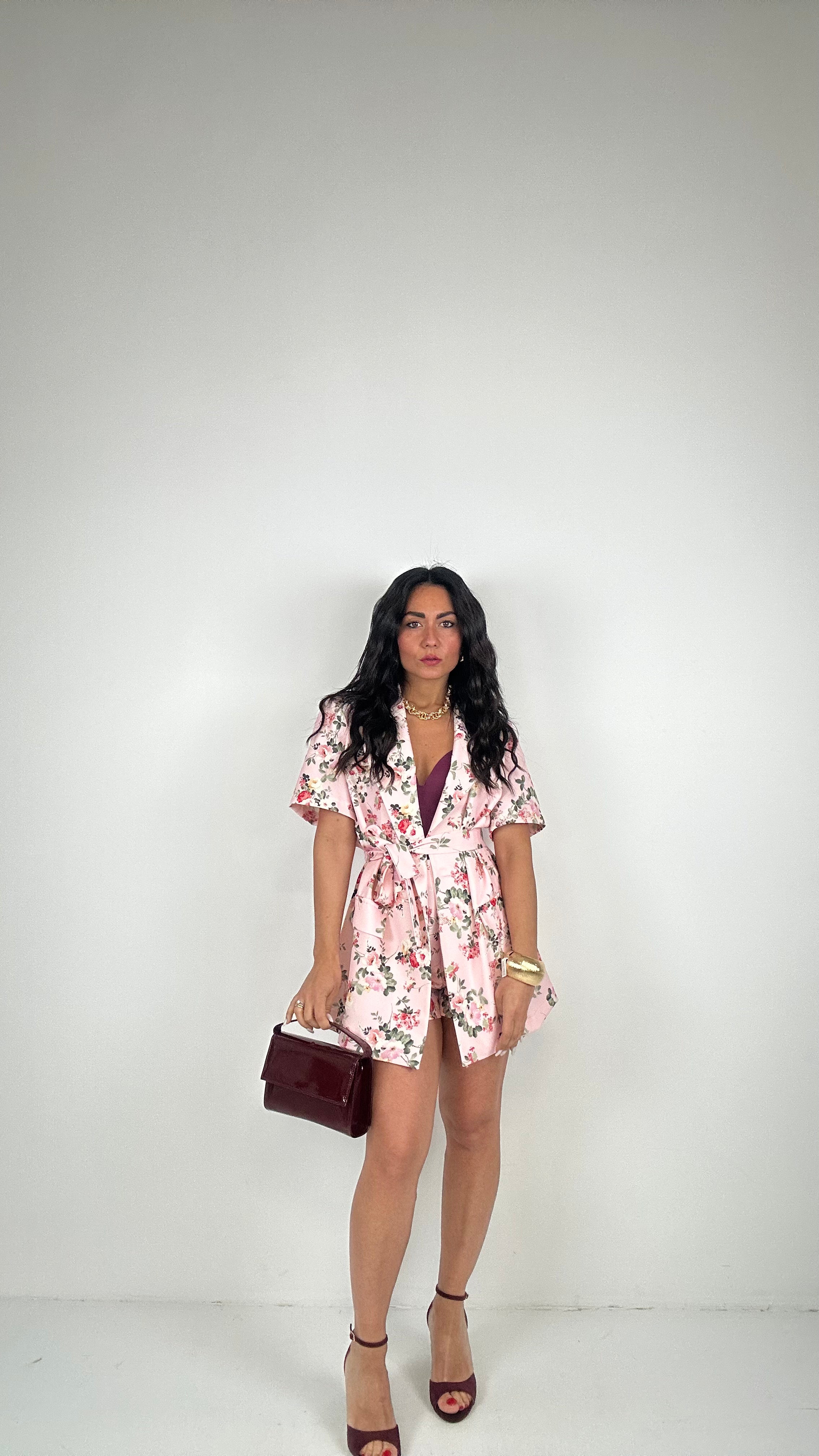 Tailleur SHORTS PEONIA - ROSA
