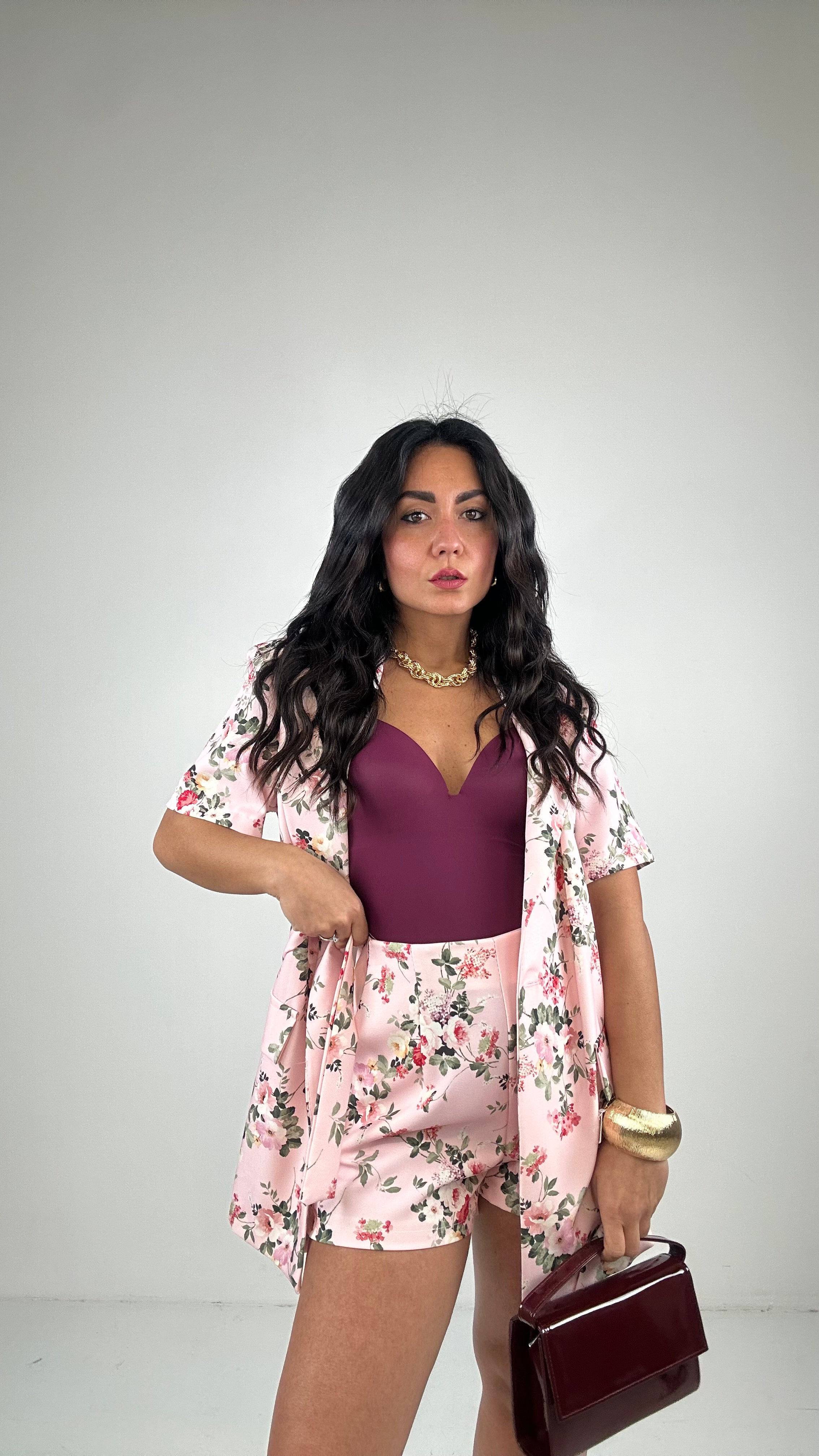 Tailleur SHORTS PEONIA - ROSA