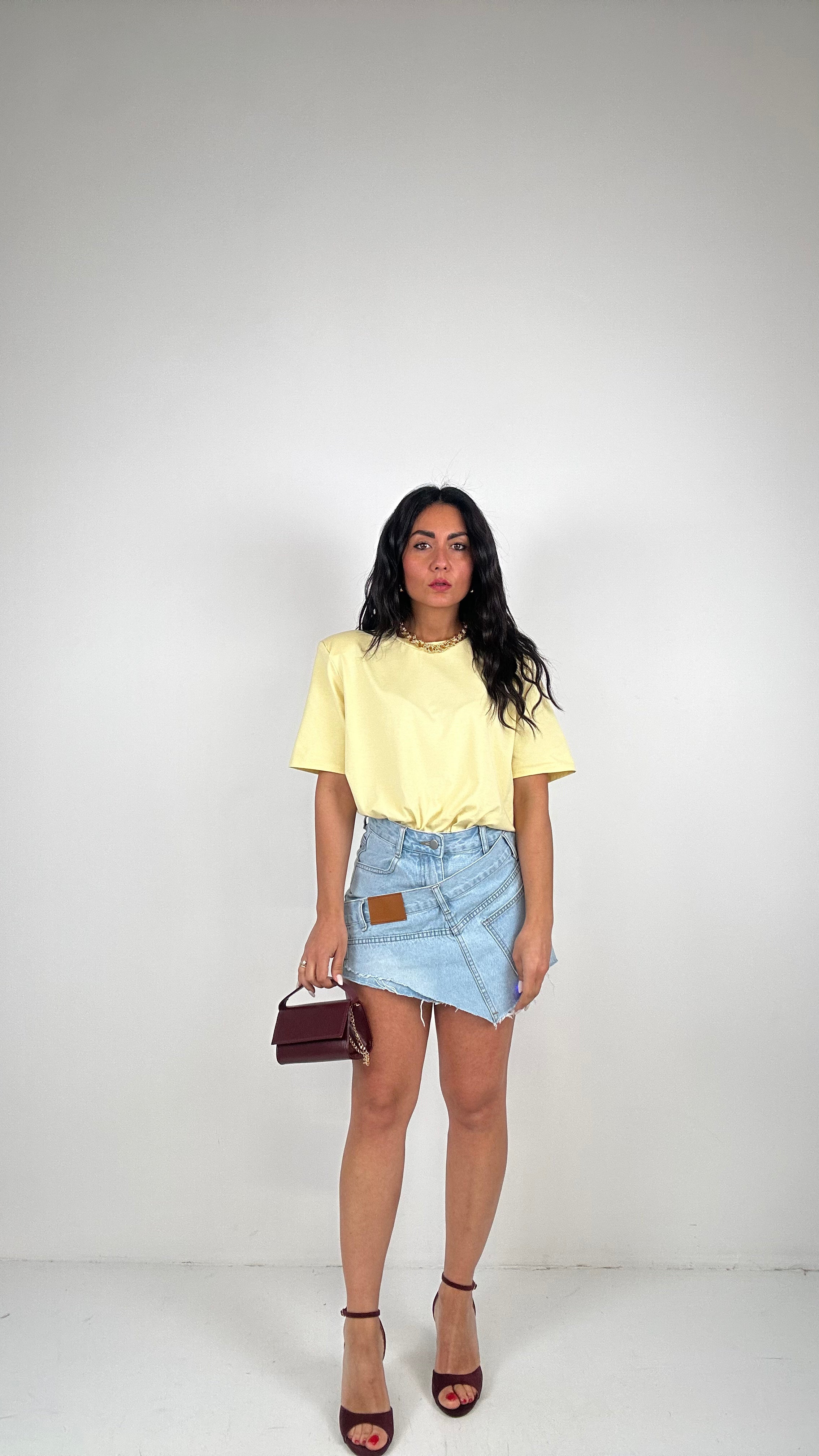 Gonna CON RETRO - JEANS