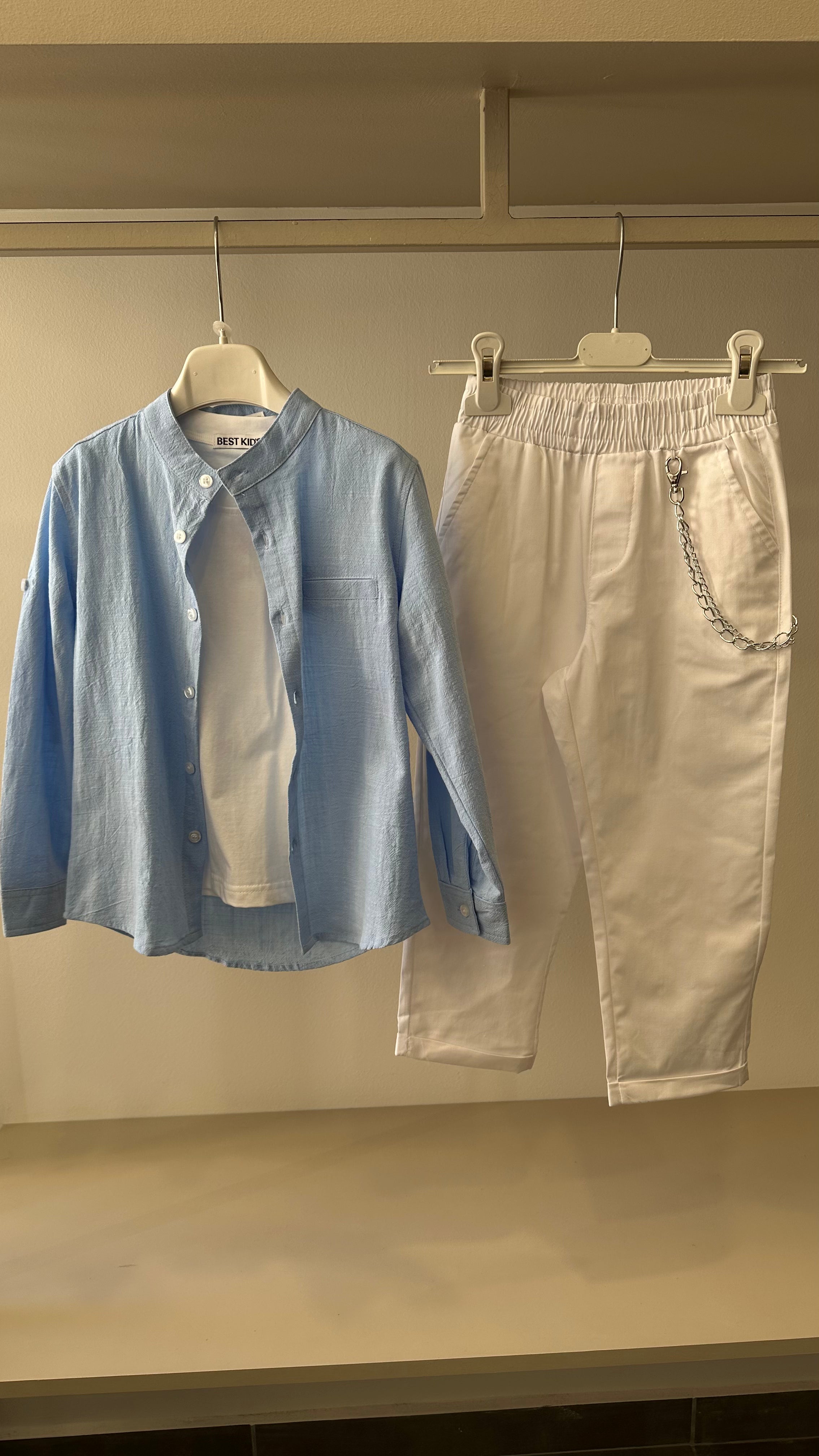 Coordinato CAMICIA 3-8A - AZZURRO