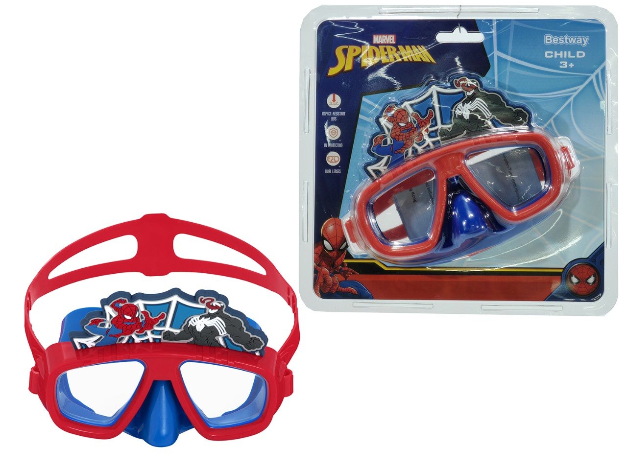 Maschera SPIDERMAN - ROSSO