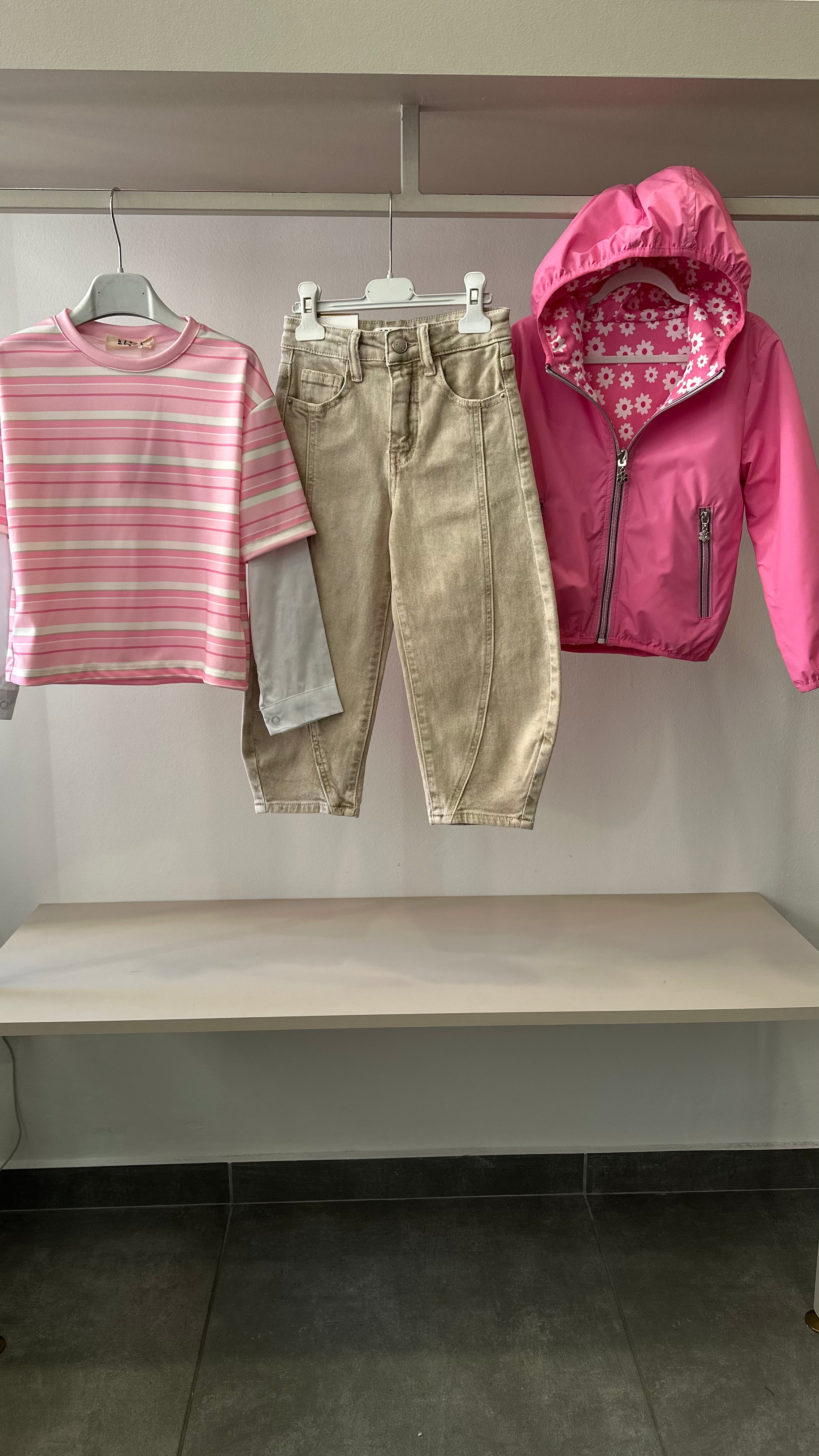 Jeans BALLON LEOX 4-14A - BEIGE