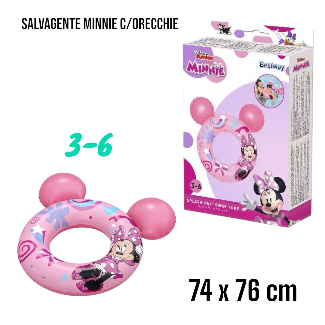 Salvagente JUNIOR - ROSA