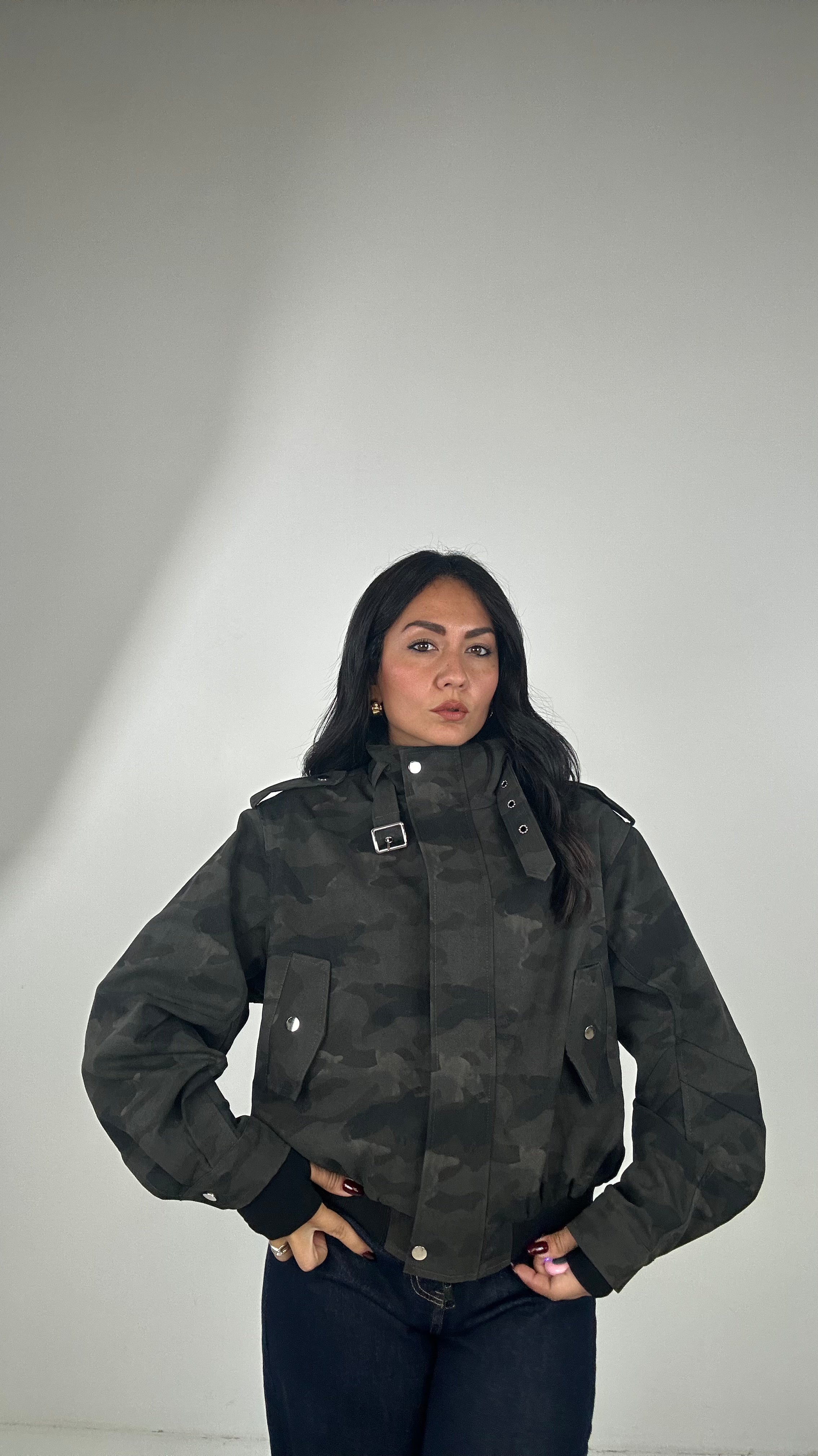 Giubbino MILITARE - VERDE