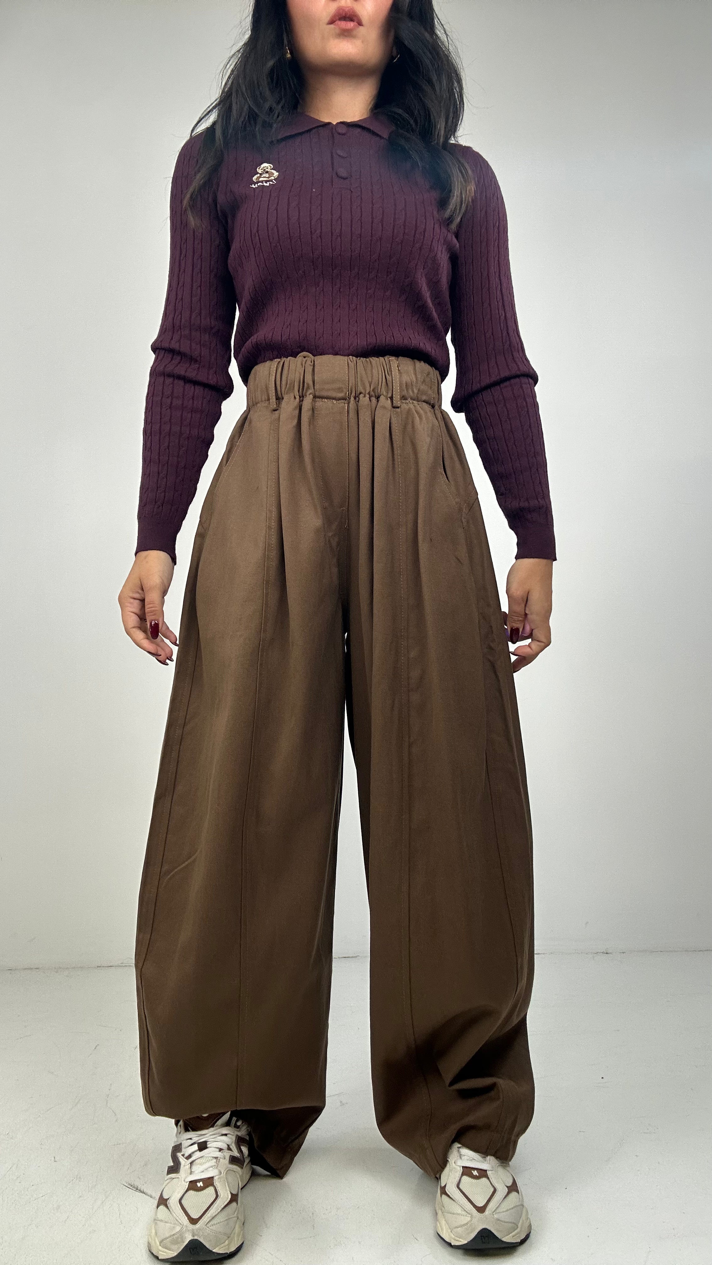 Pantalone COTTON BALLON - CAMMELLO