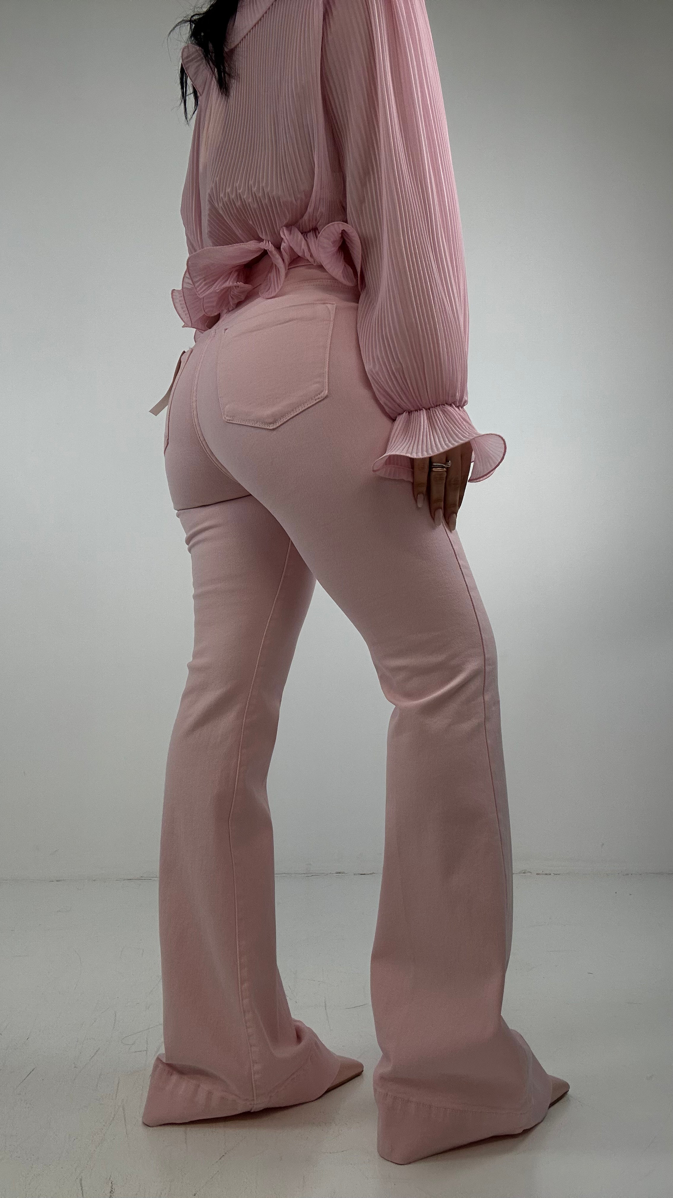 Jeans FLARE VINTAGE - ROSA