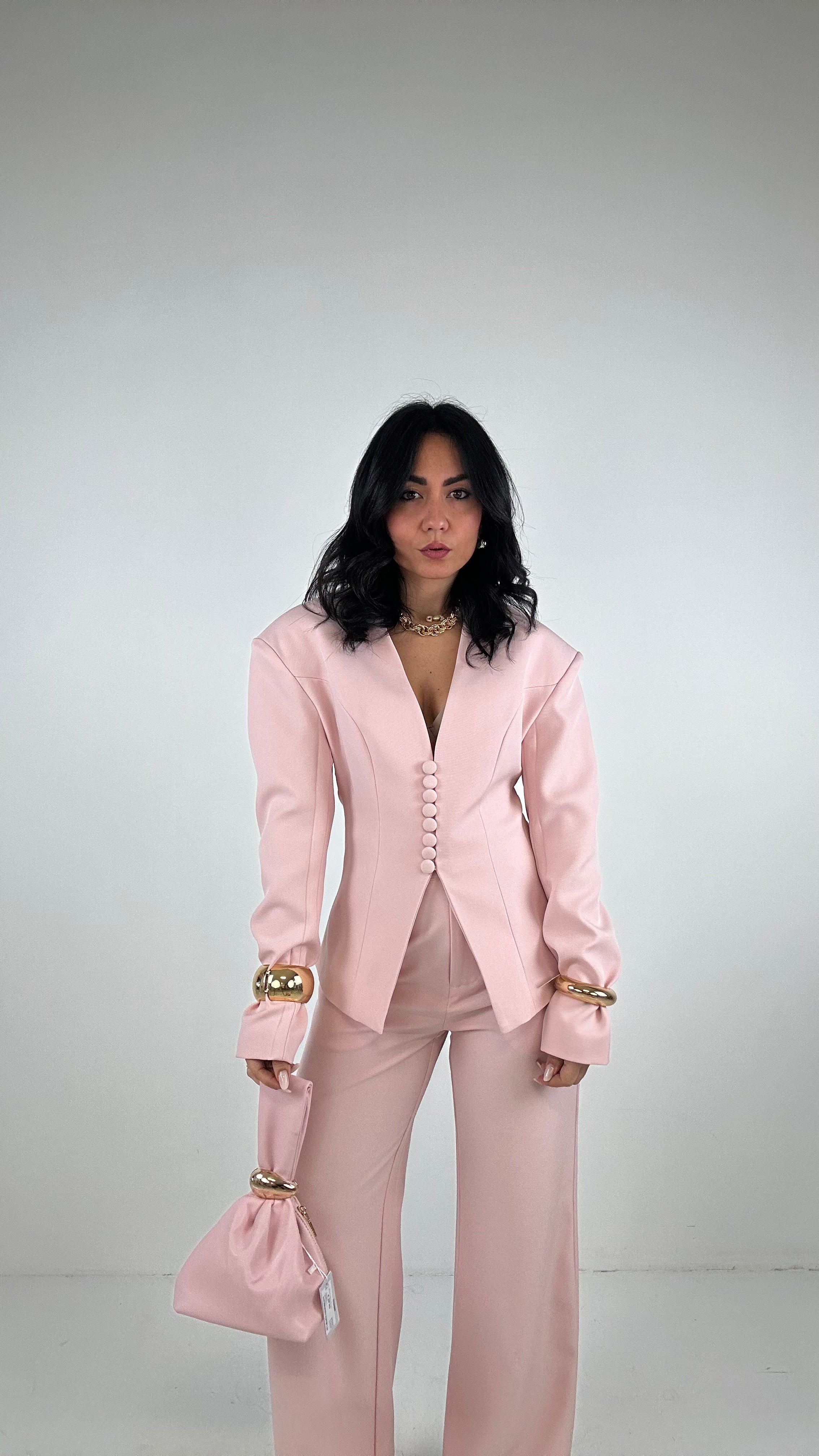 Giacca PALLONCINO E BOTTONCINI - ROSA