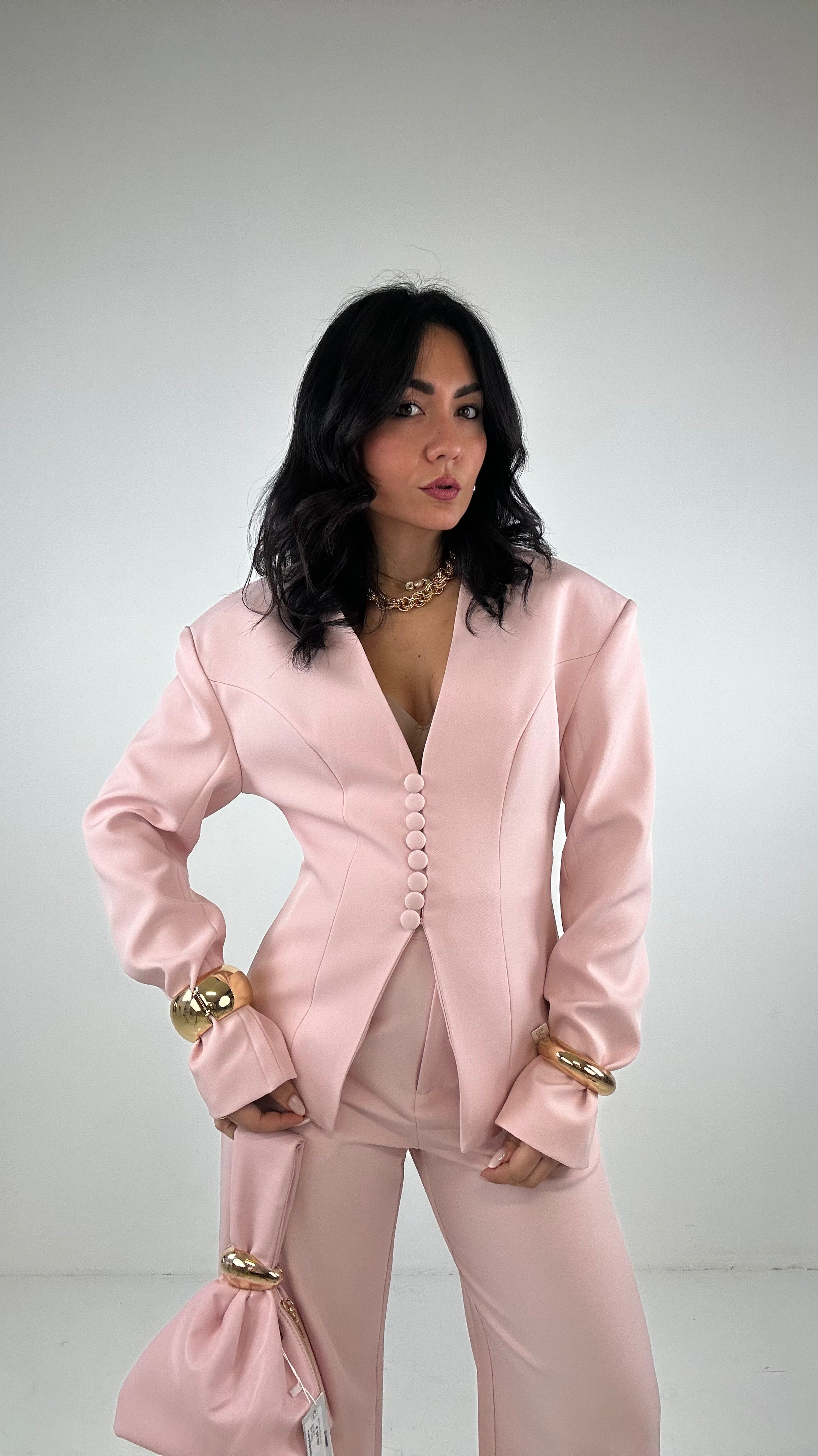 Giacca PALLONCINO E BOTTONCINI - ROSA