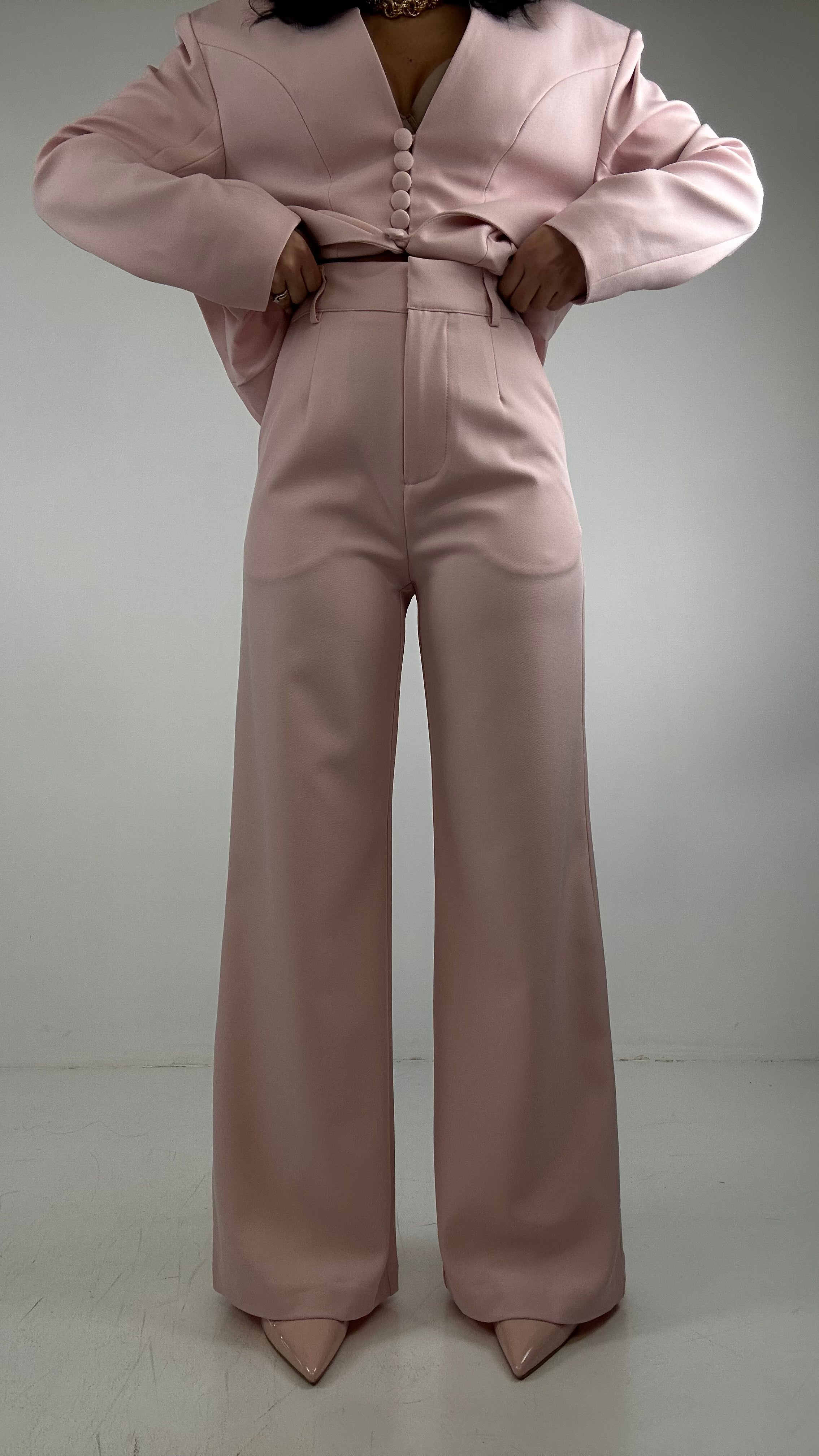 Pantalone PALAZZO TOP - ROSA