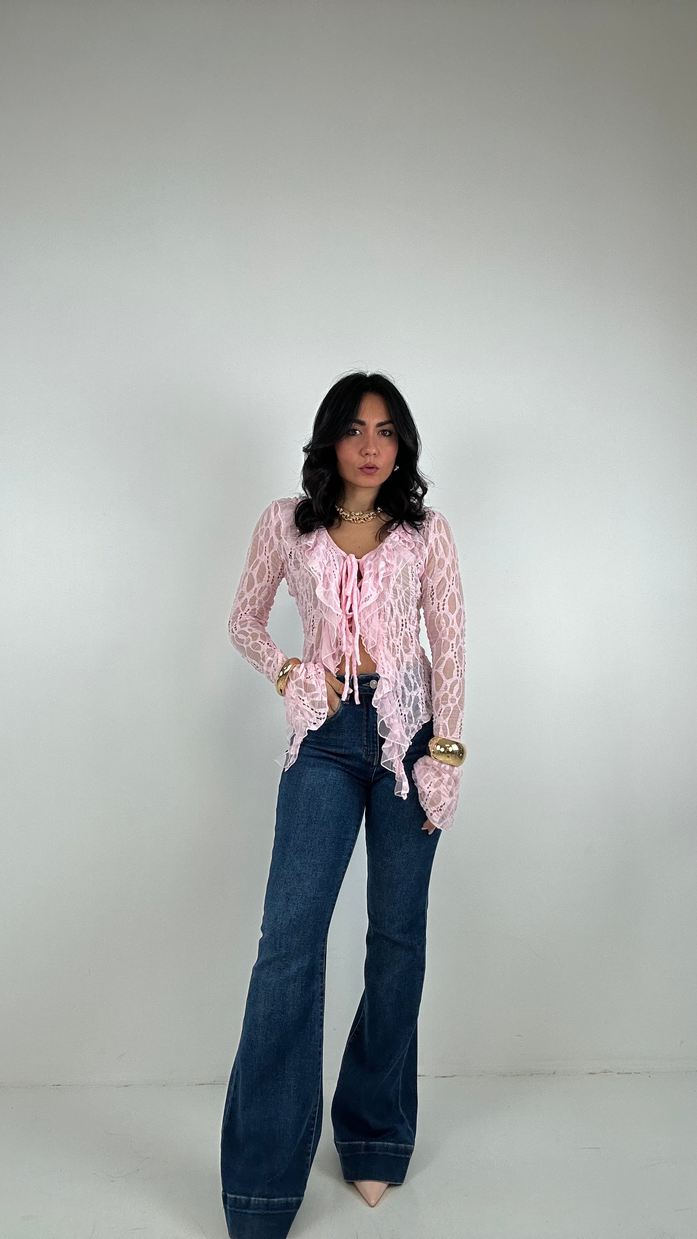 Jeans FLARE VINTAGE - BLU