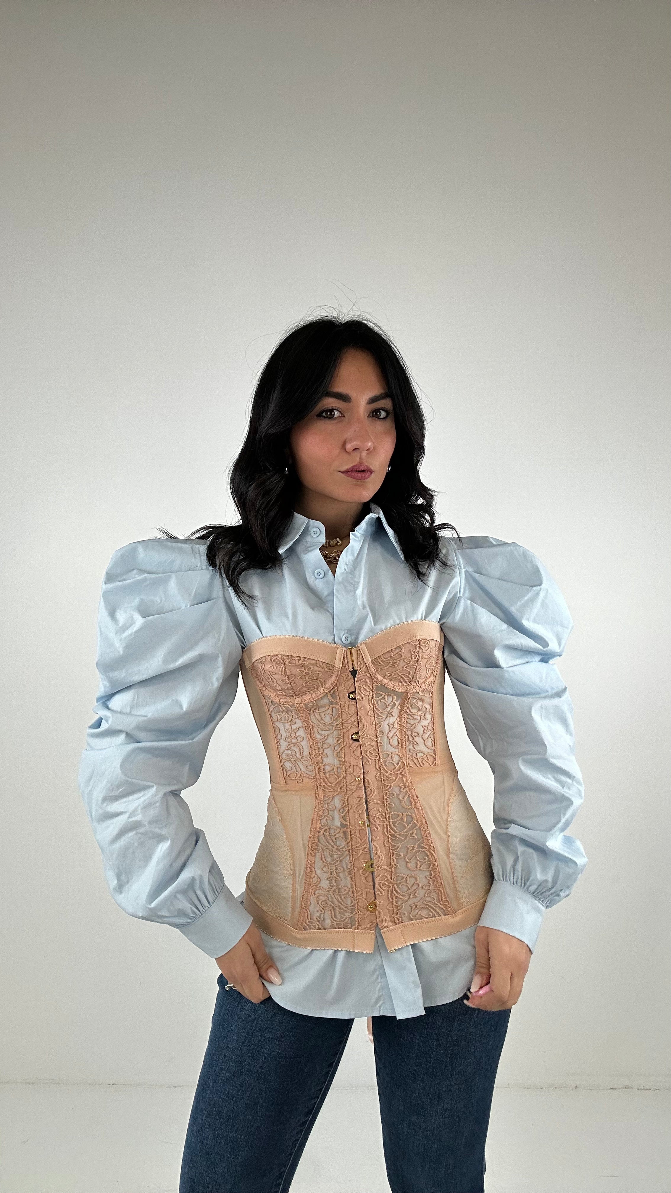 Bustino GANCETTO ORO - ROSA