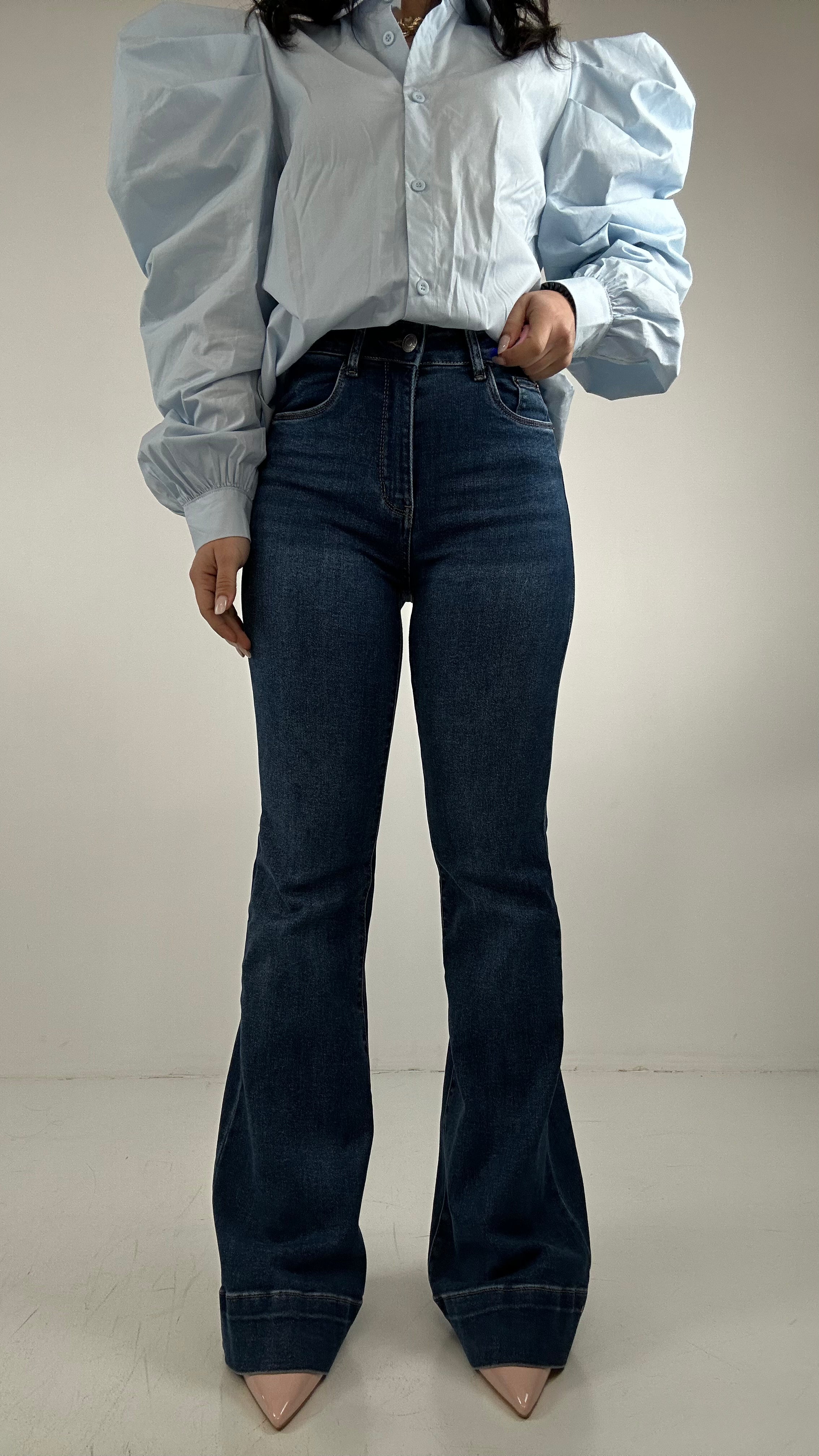 Jeans FLARE VINTAGE - BLU