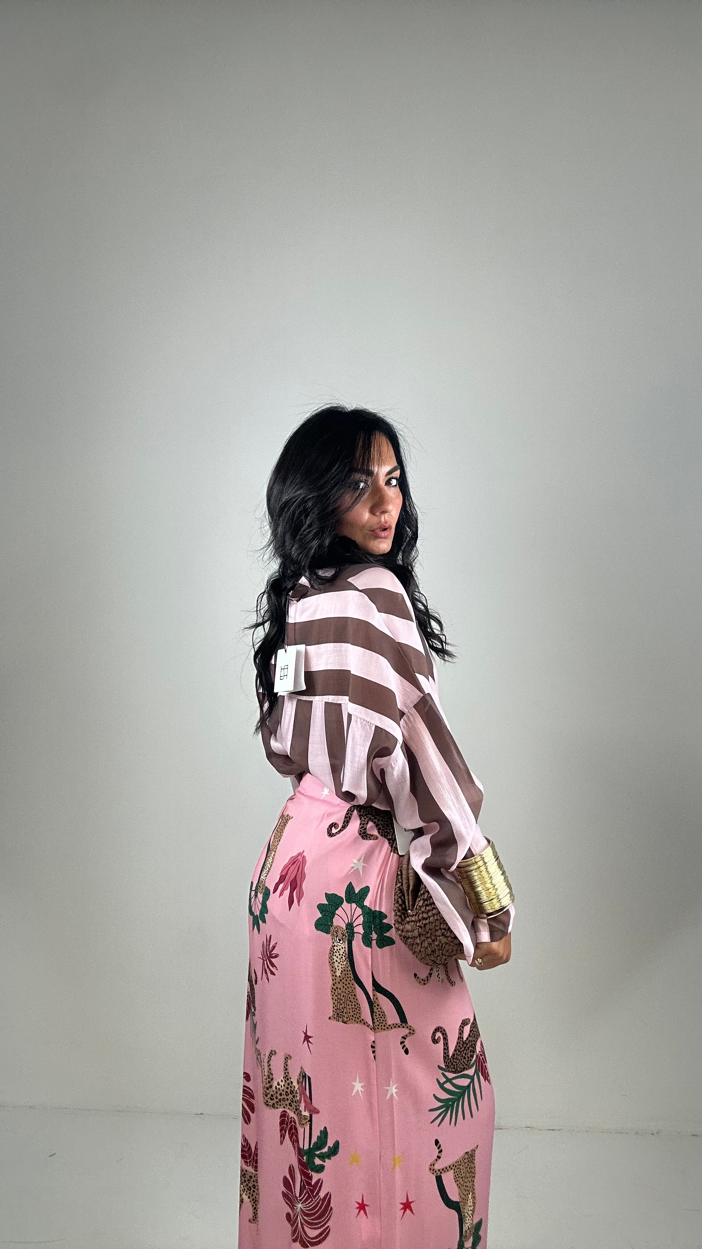 Coordinato GONNA PAREO LUNGA - ROSA