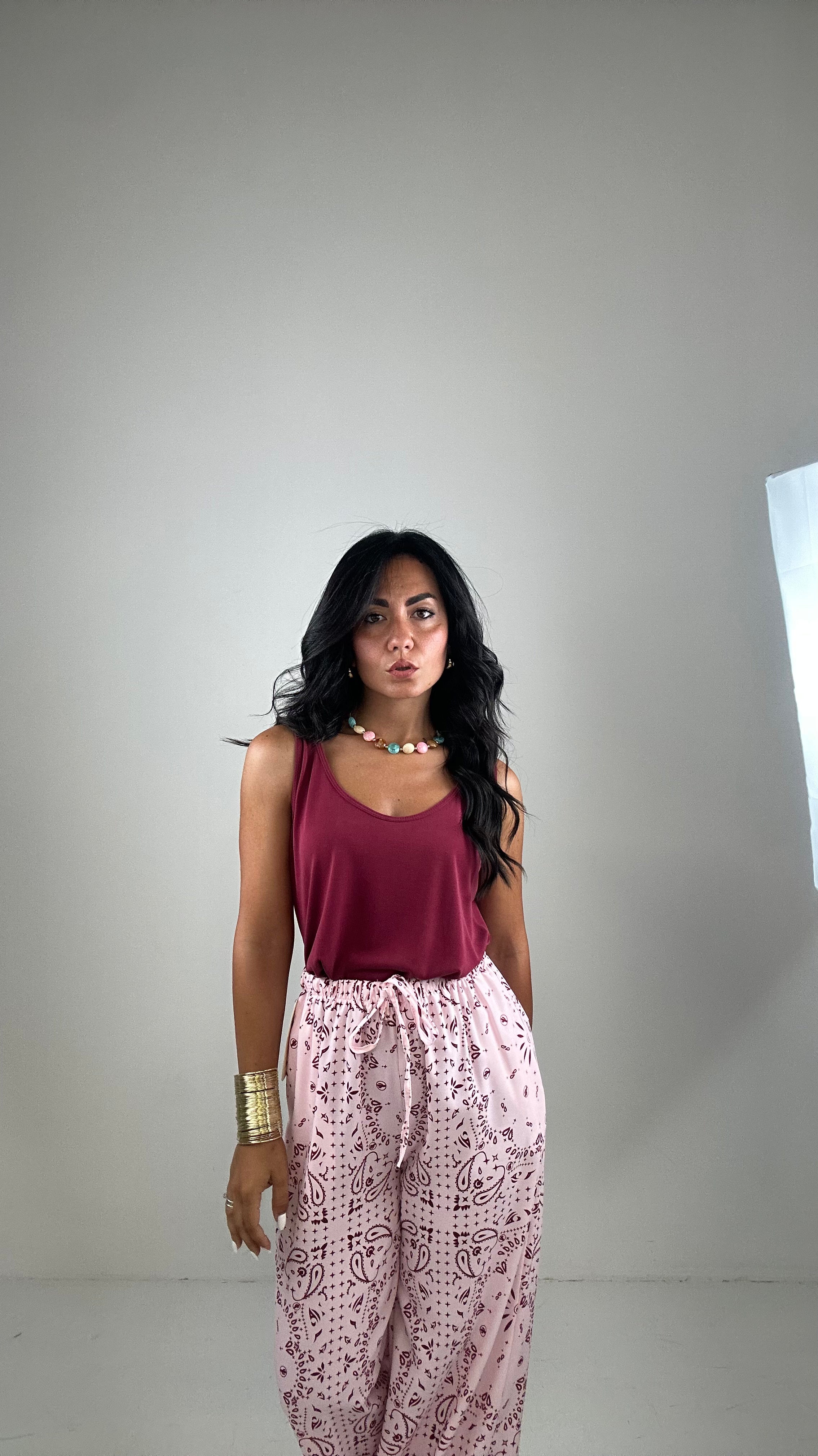 Pantalone BANDANA - ROSA