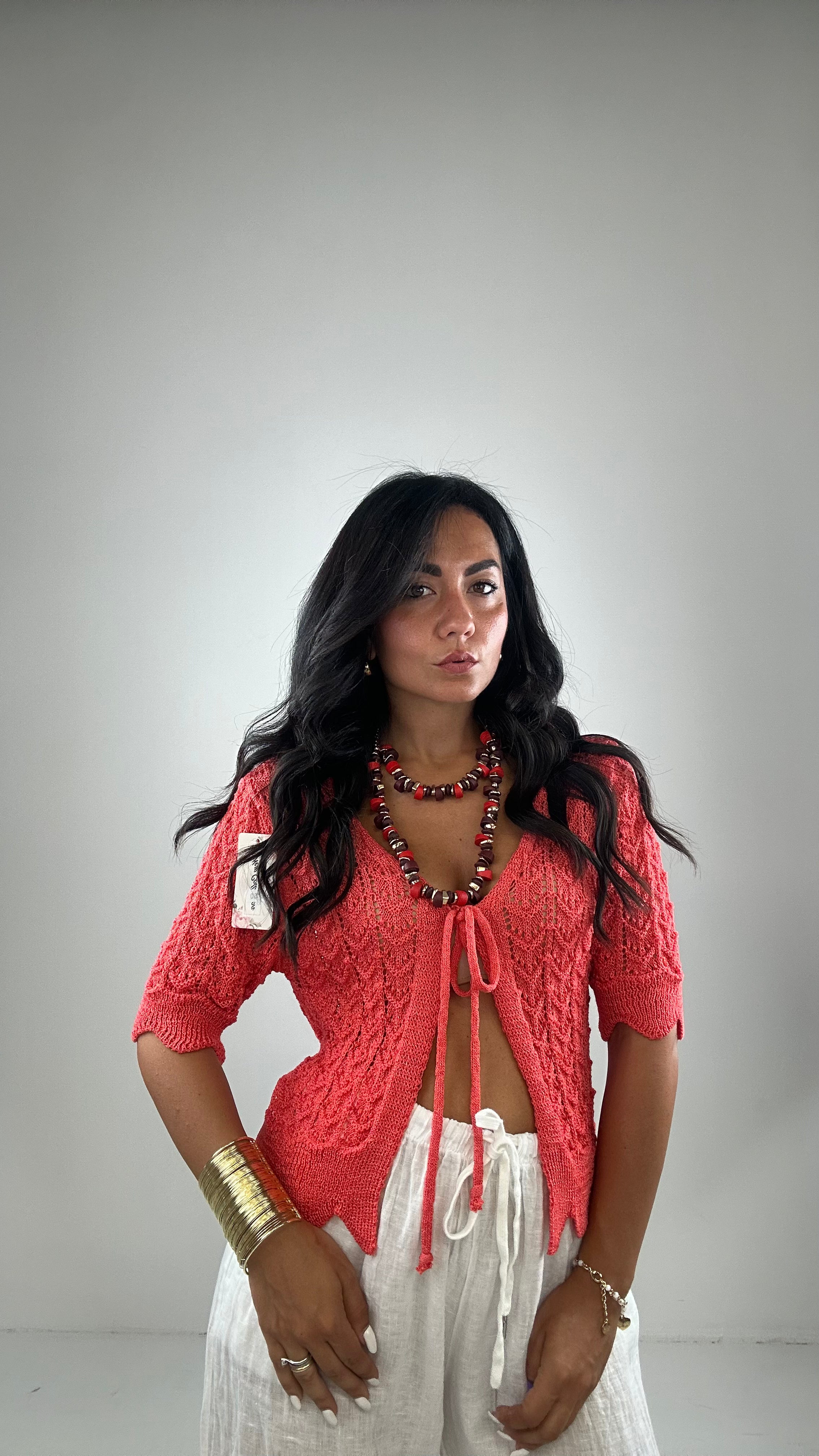 Cardigan UNCINETTO - CORALLO