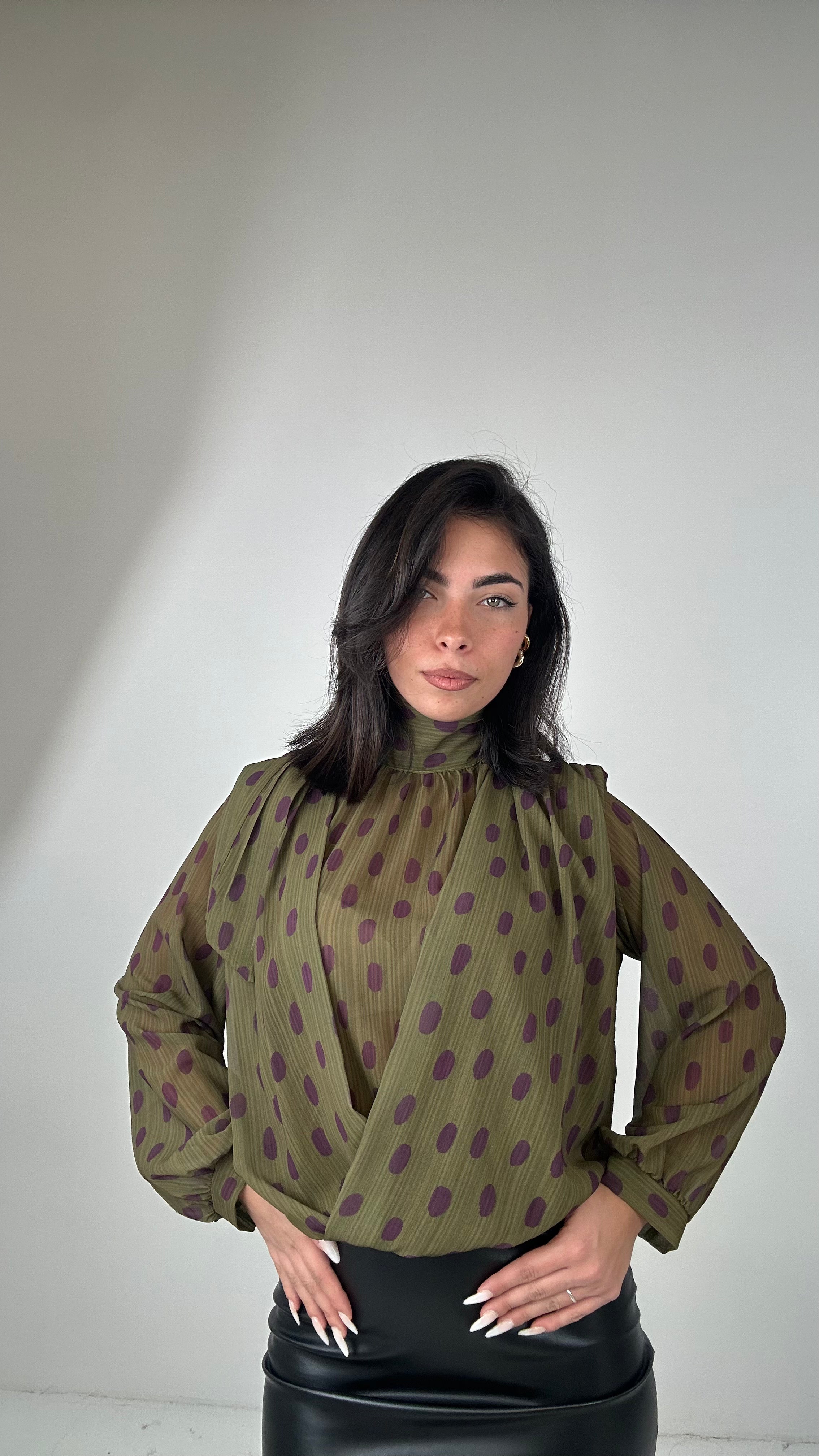 Blusa CROP POIS - VERDE
