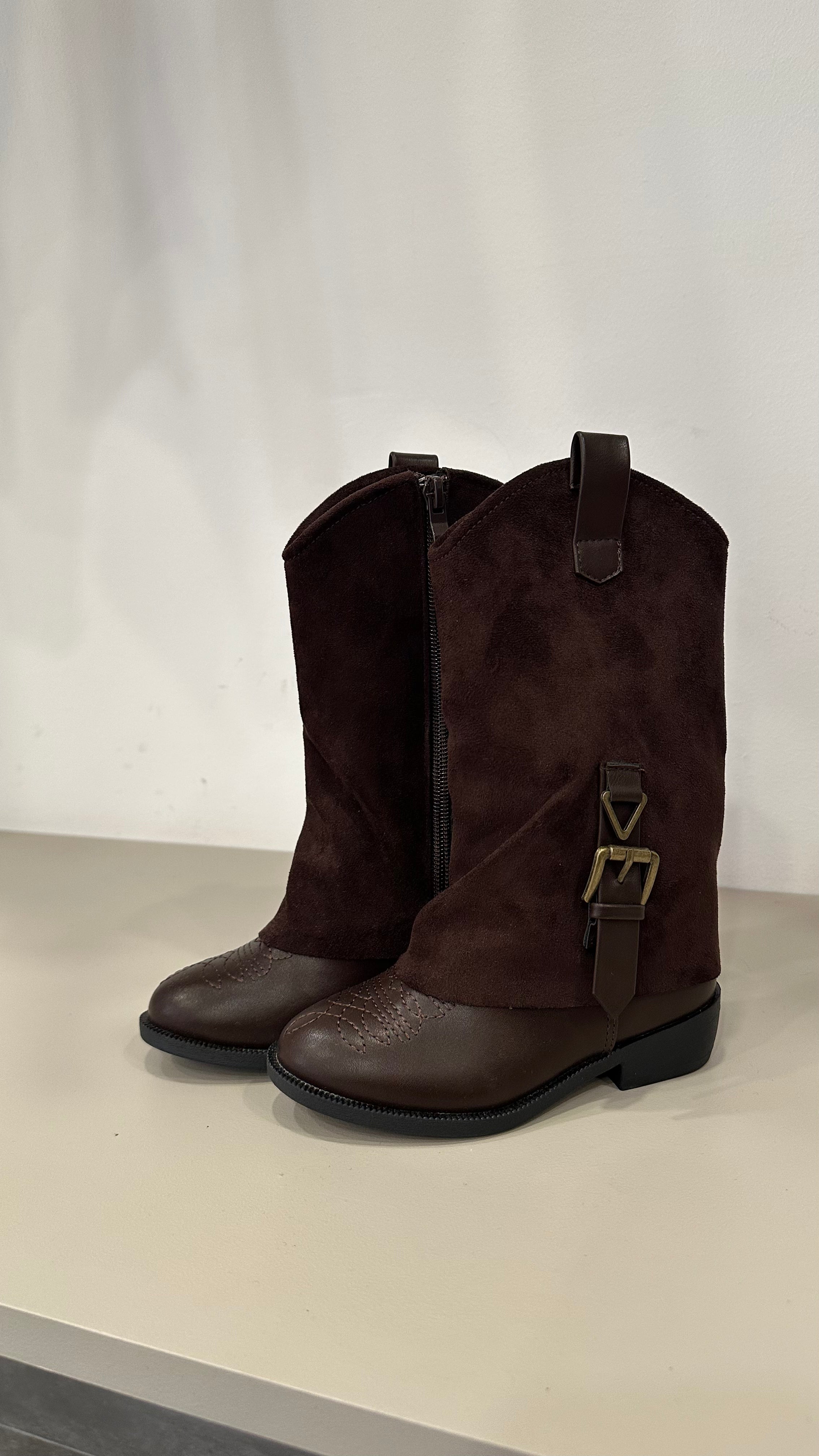 Stivaletto CON FIBBIA 25-30 - MARRONE