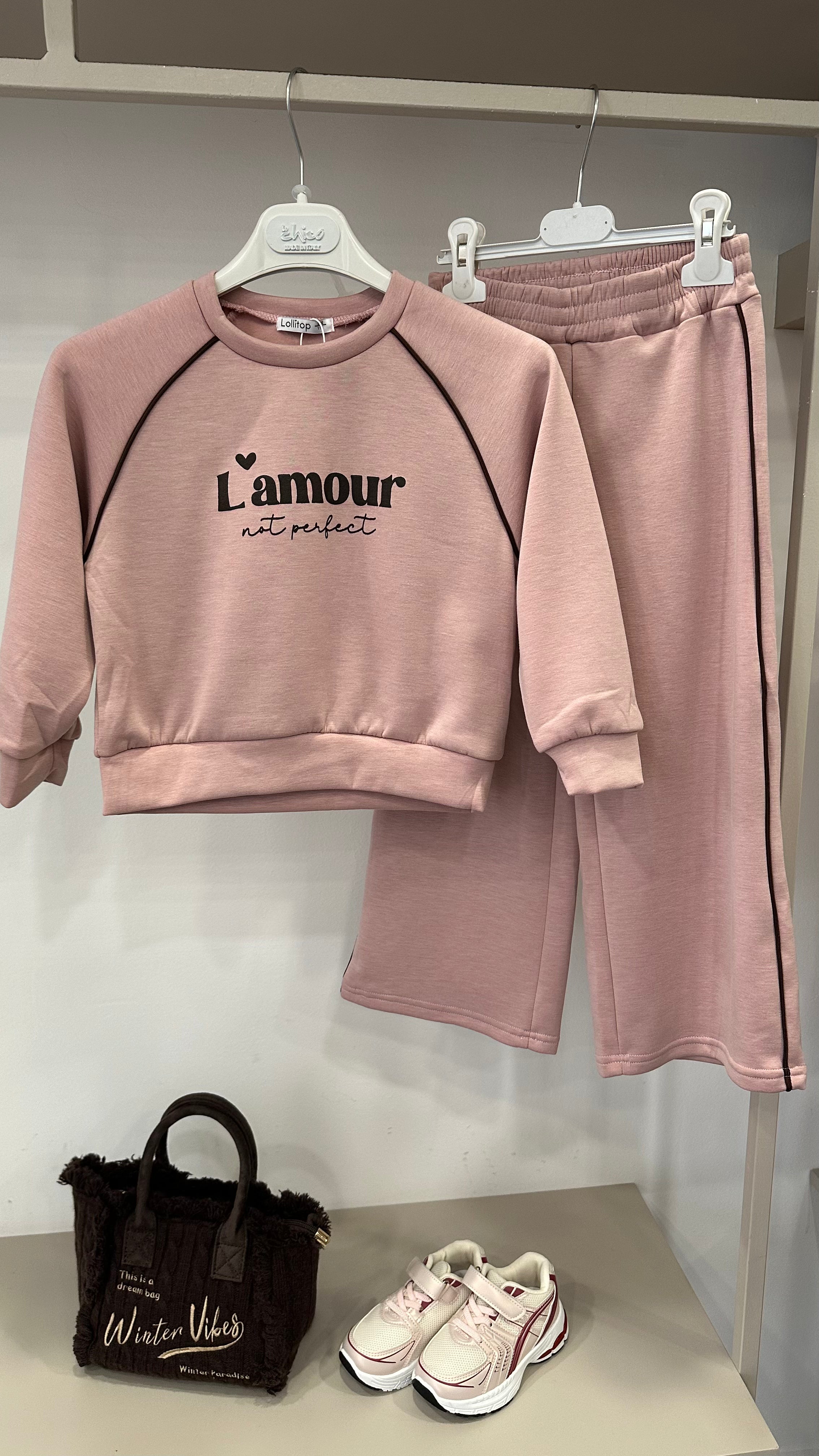 Tuta L'AMOUR PALAZZO 3-12A - ROSA