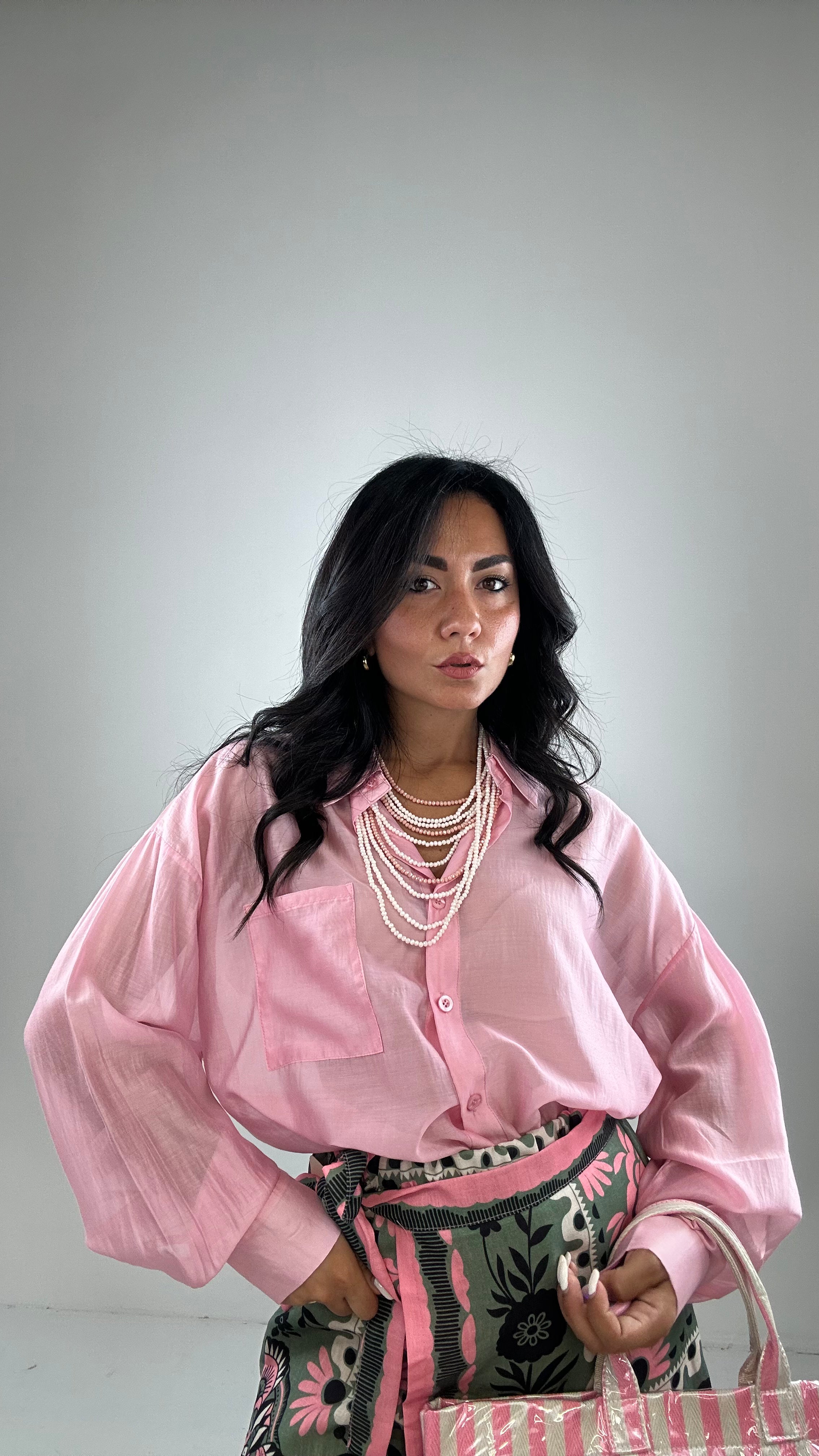Camicia VELO BASIC - ROSA