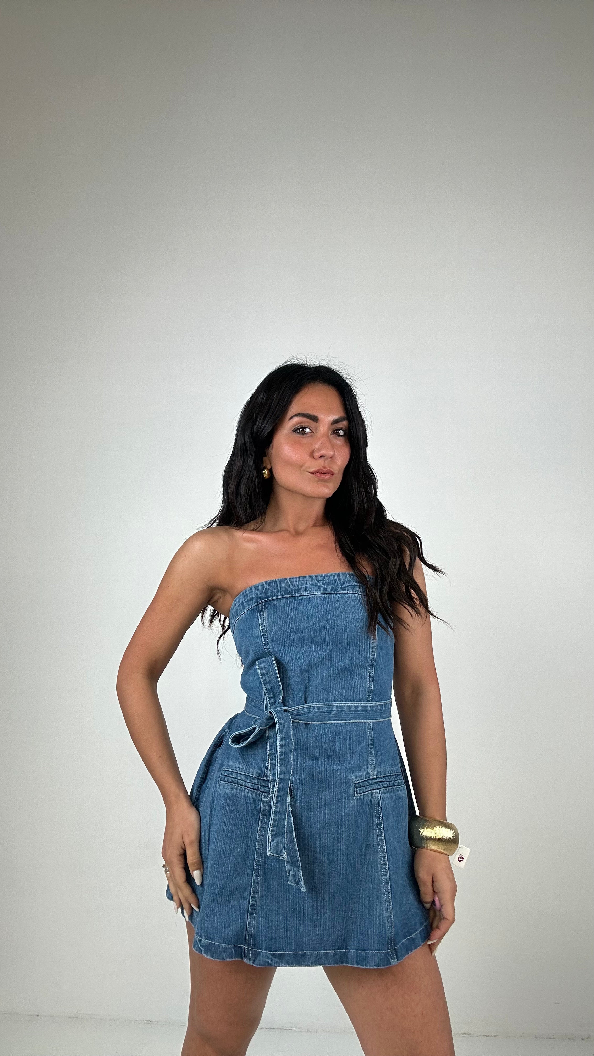 Completo TOP IN DENIM - JEANS