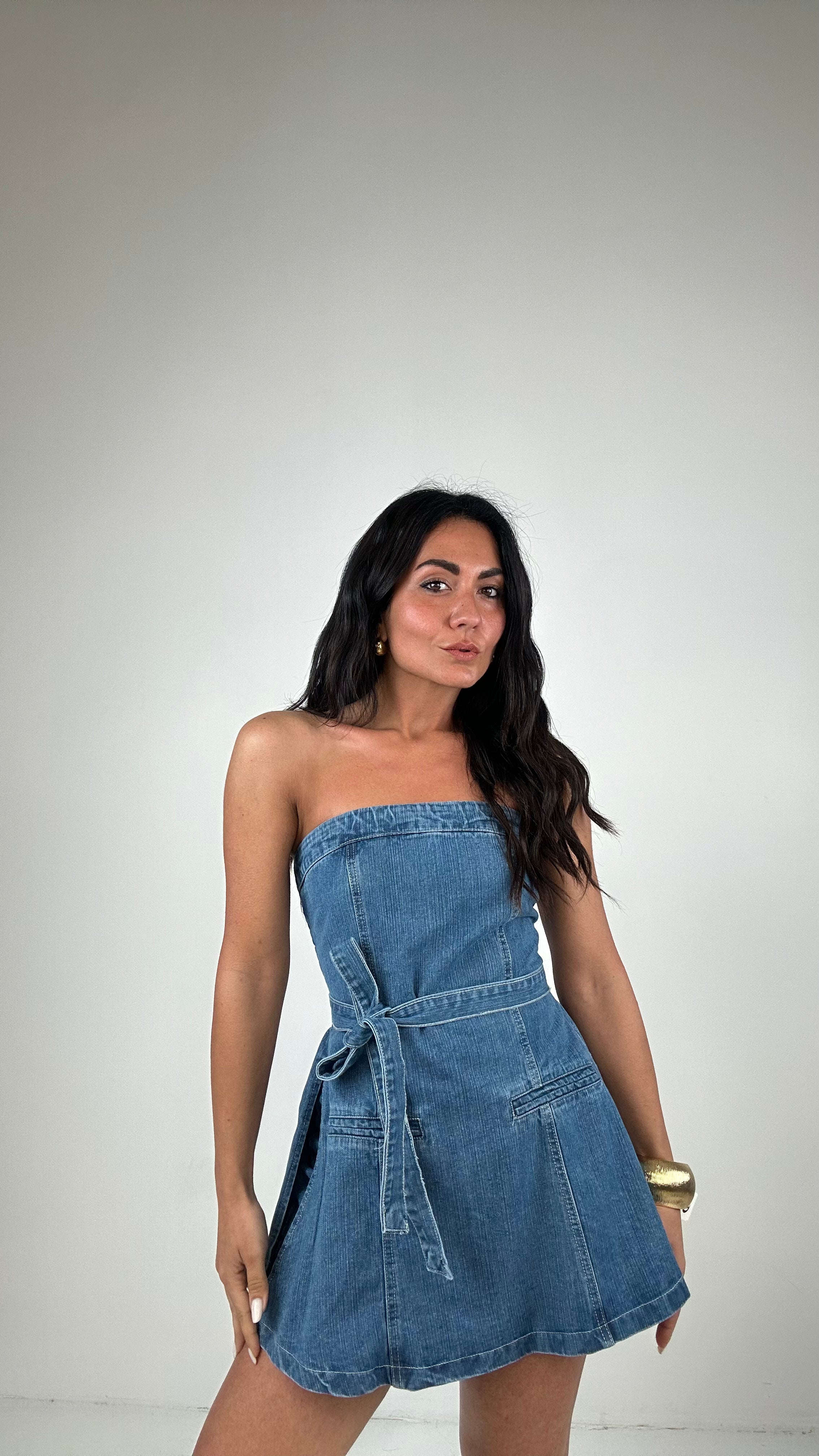 Completo TOP IN DENIM - JEANS