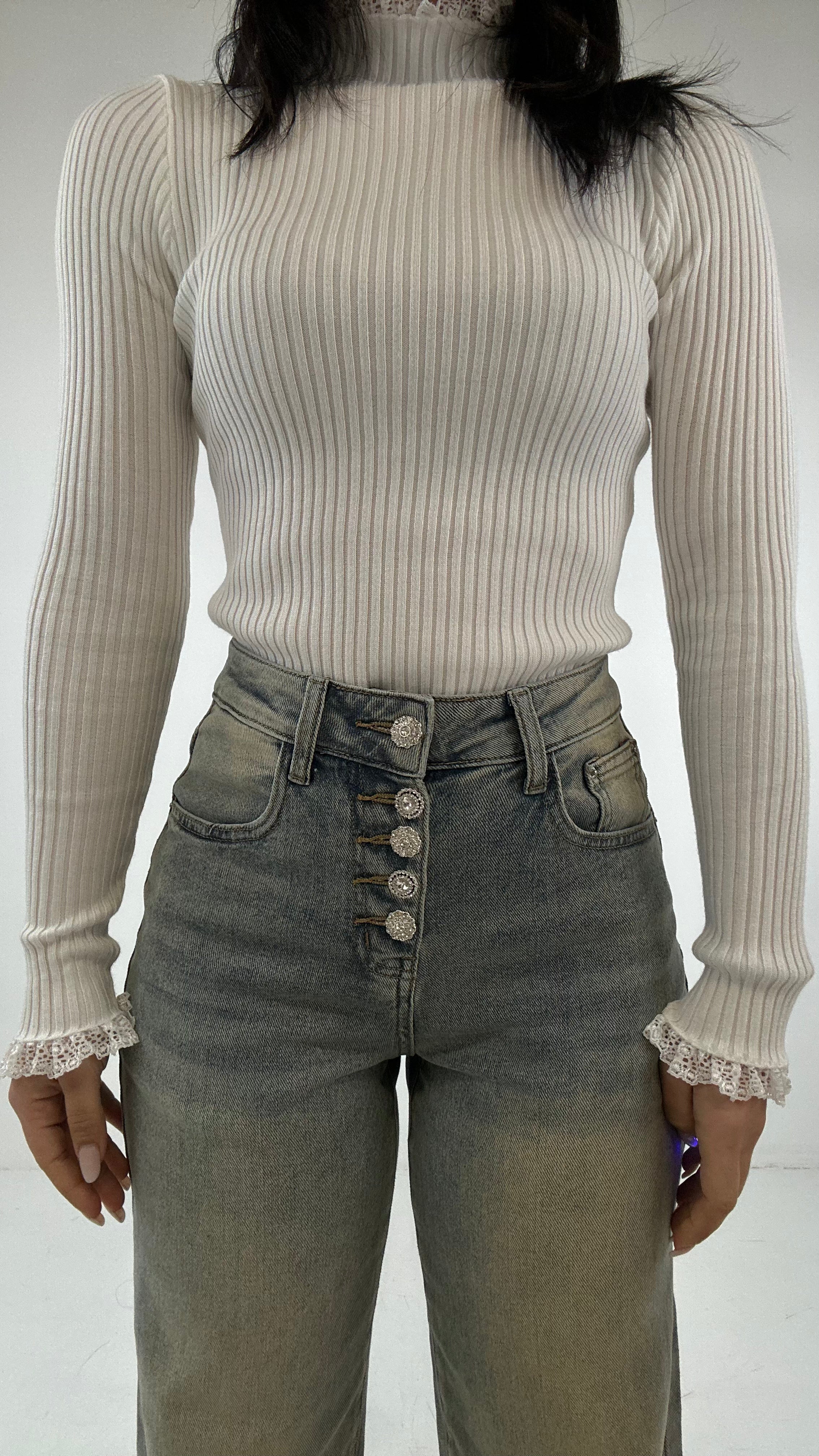 Jeans BOTTON DIAMANTE - JEANS