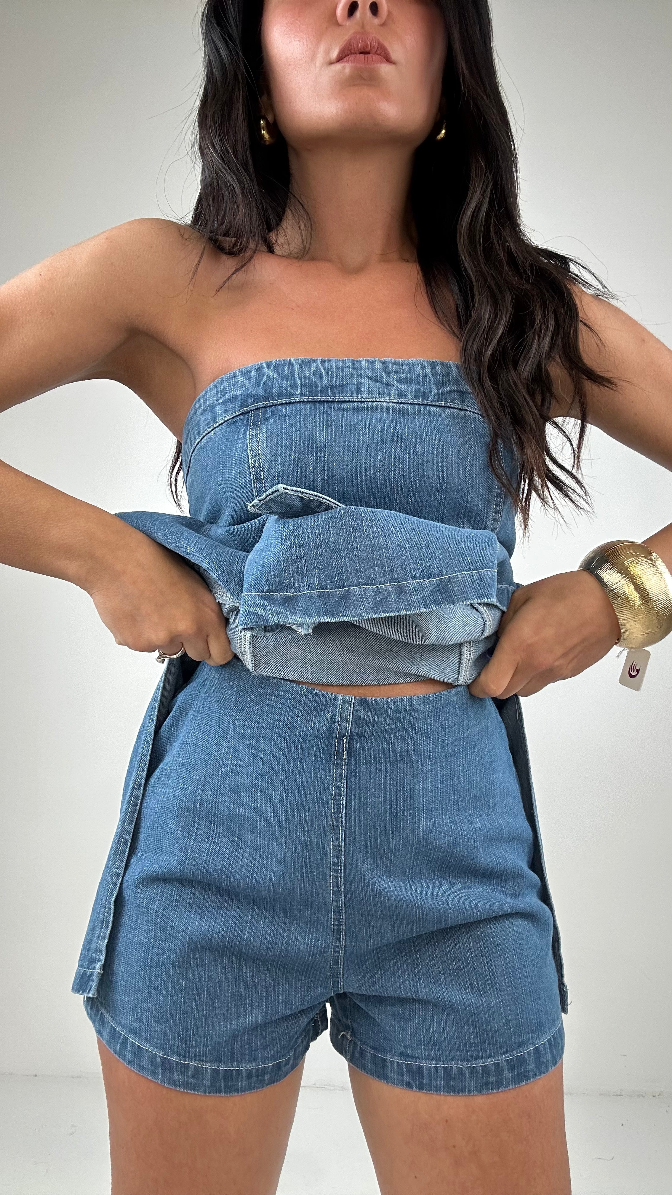 Completo TOP IN DENIM - JEANS