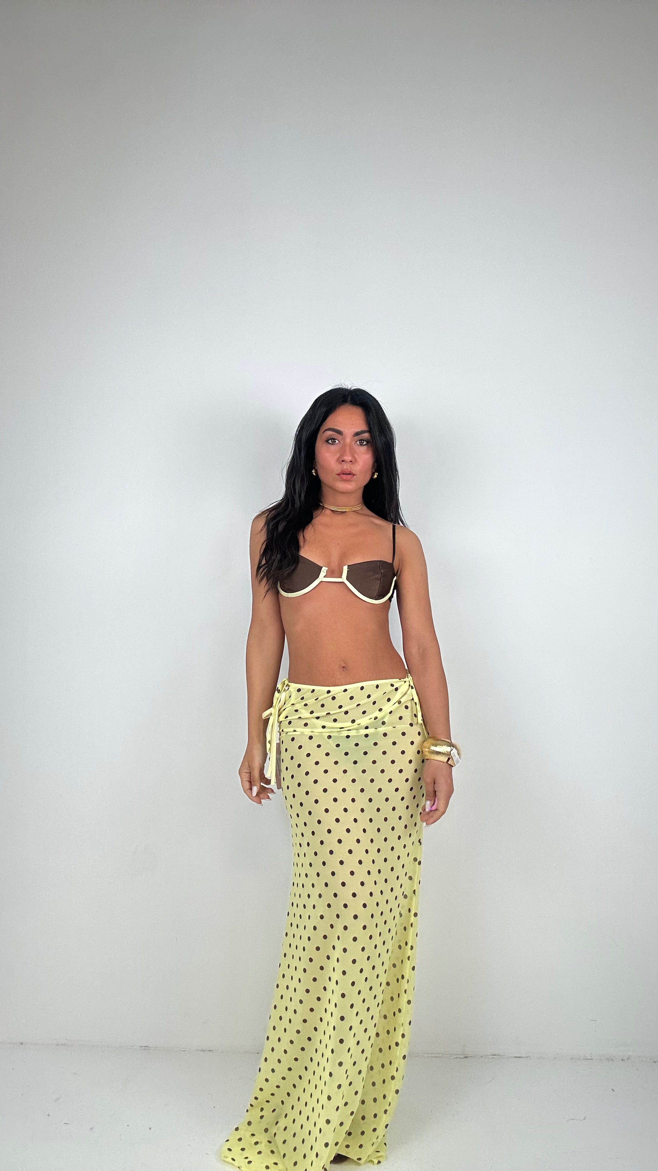 Bikini CON PAREO - GIALLO