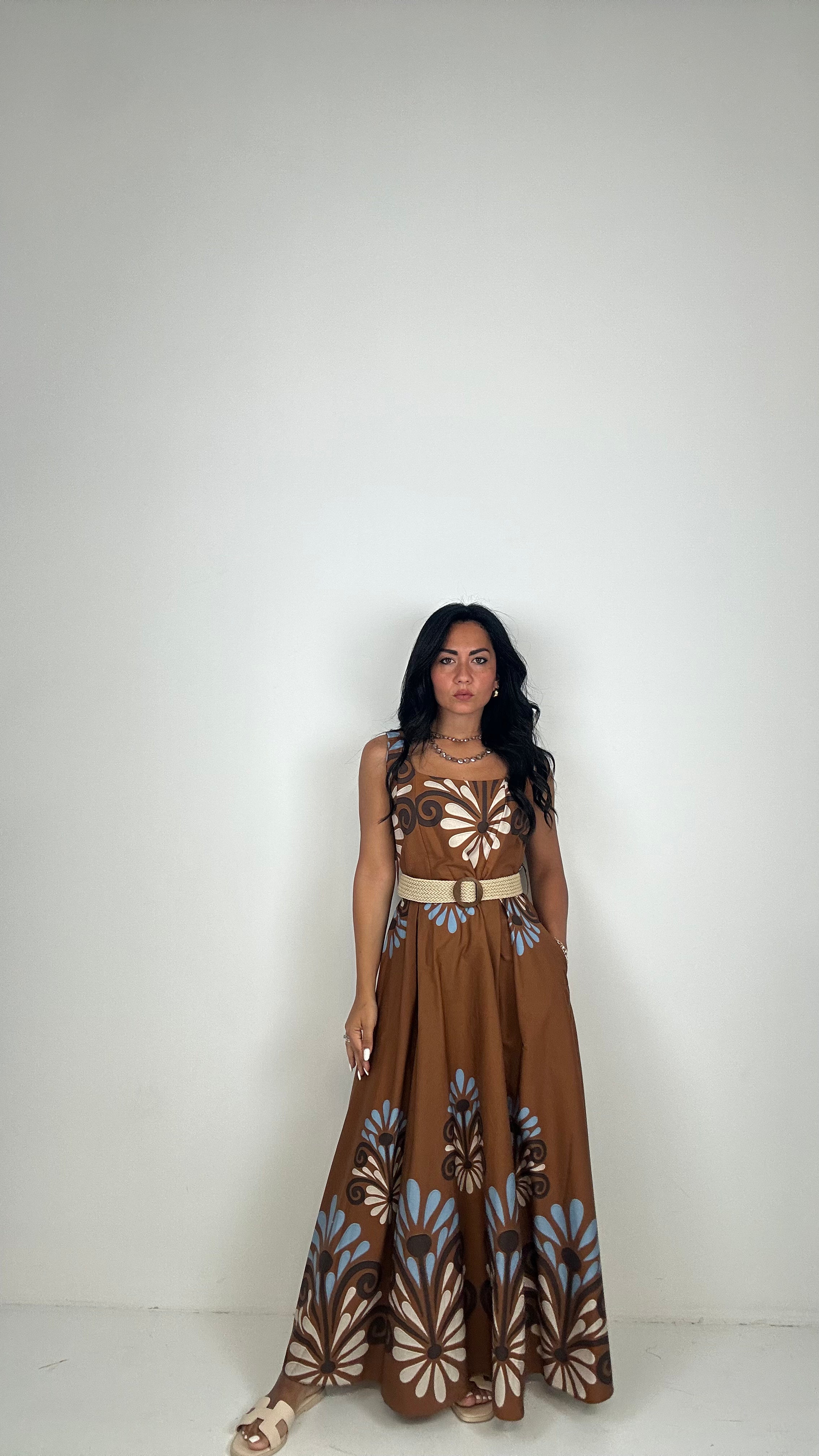 Vestito TERESA - MARRONE
