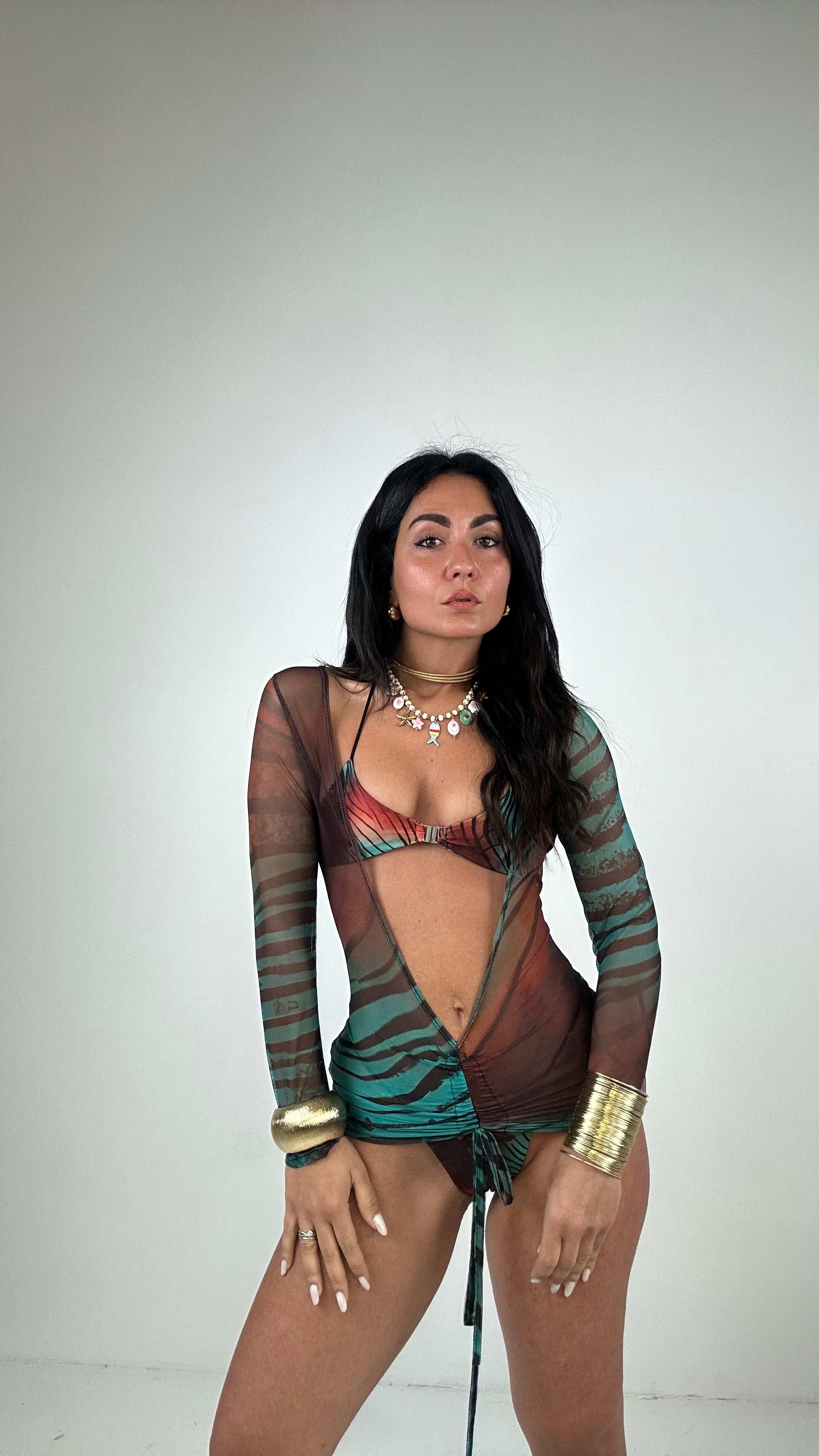 Bikini CON MINIDRESS - VERDE