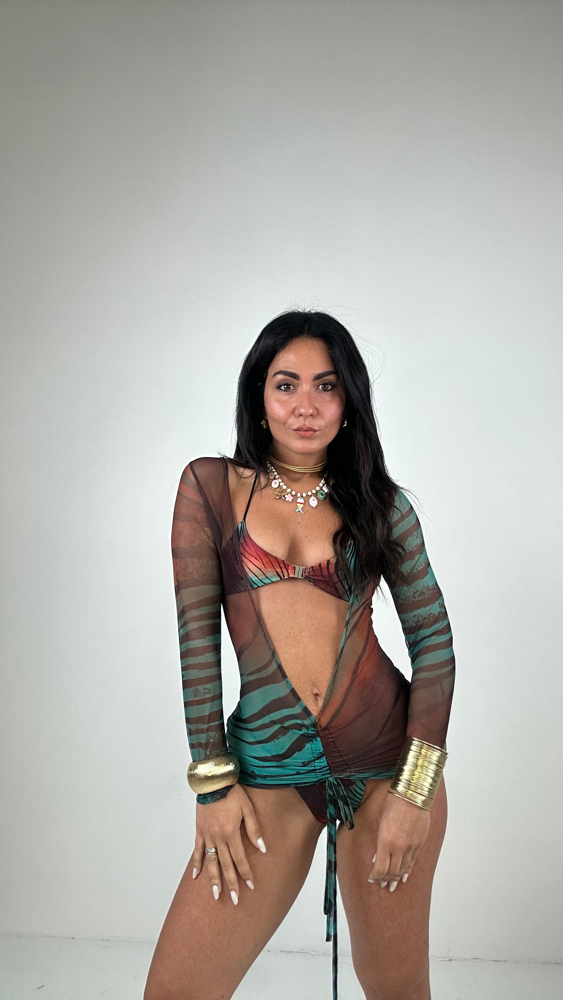 Bikini CON MINIDRESS - VERDE