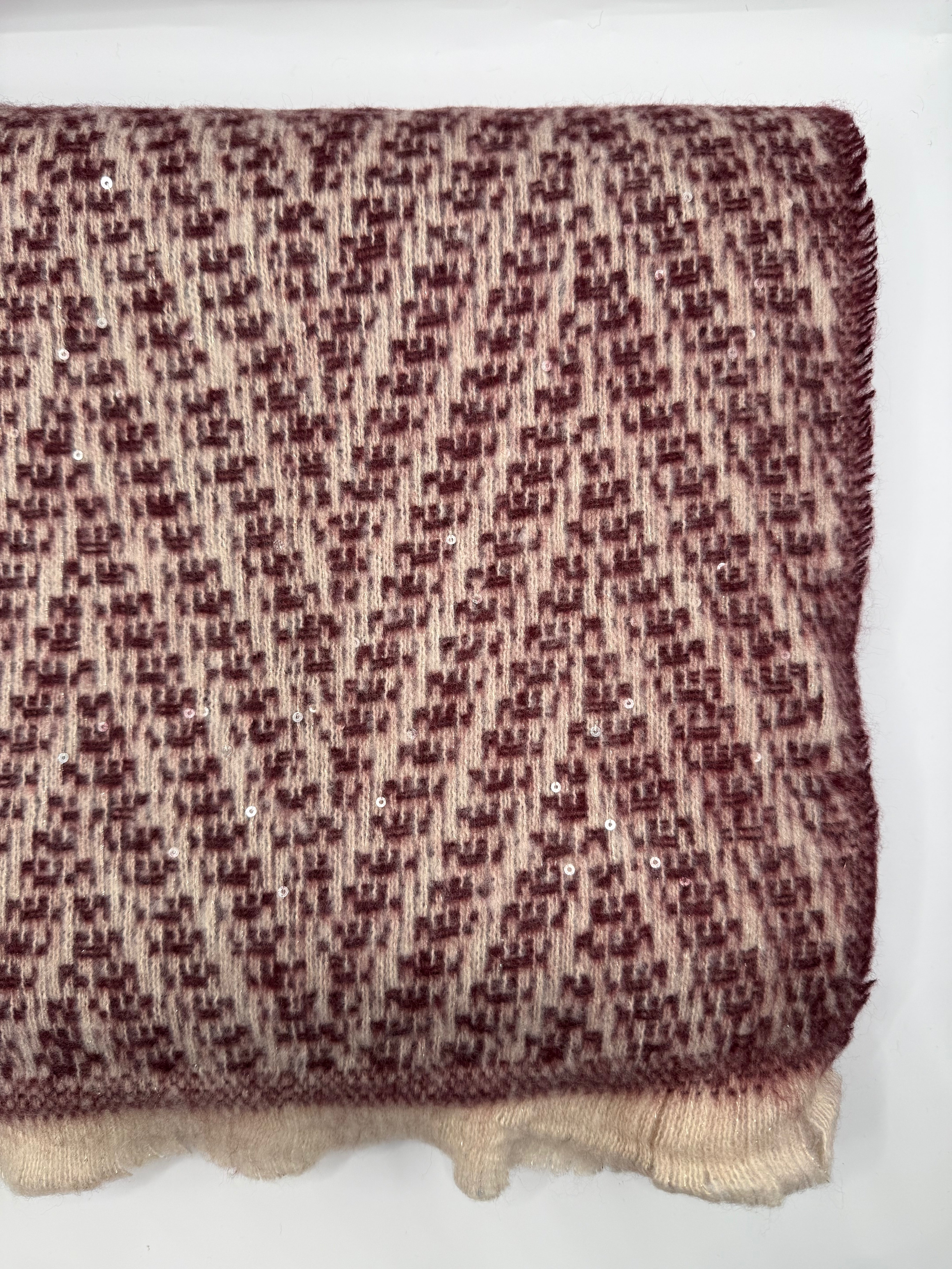 Sciarpa TEXTURE - BORDEAUX