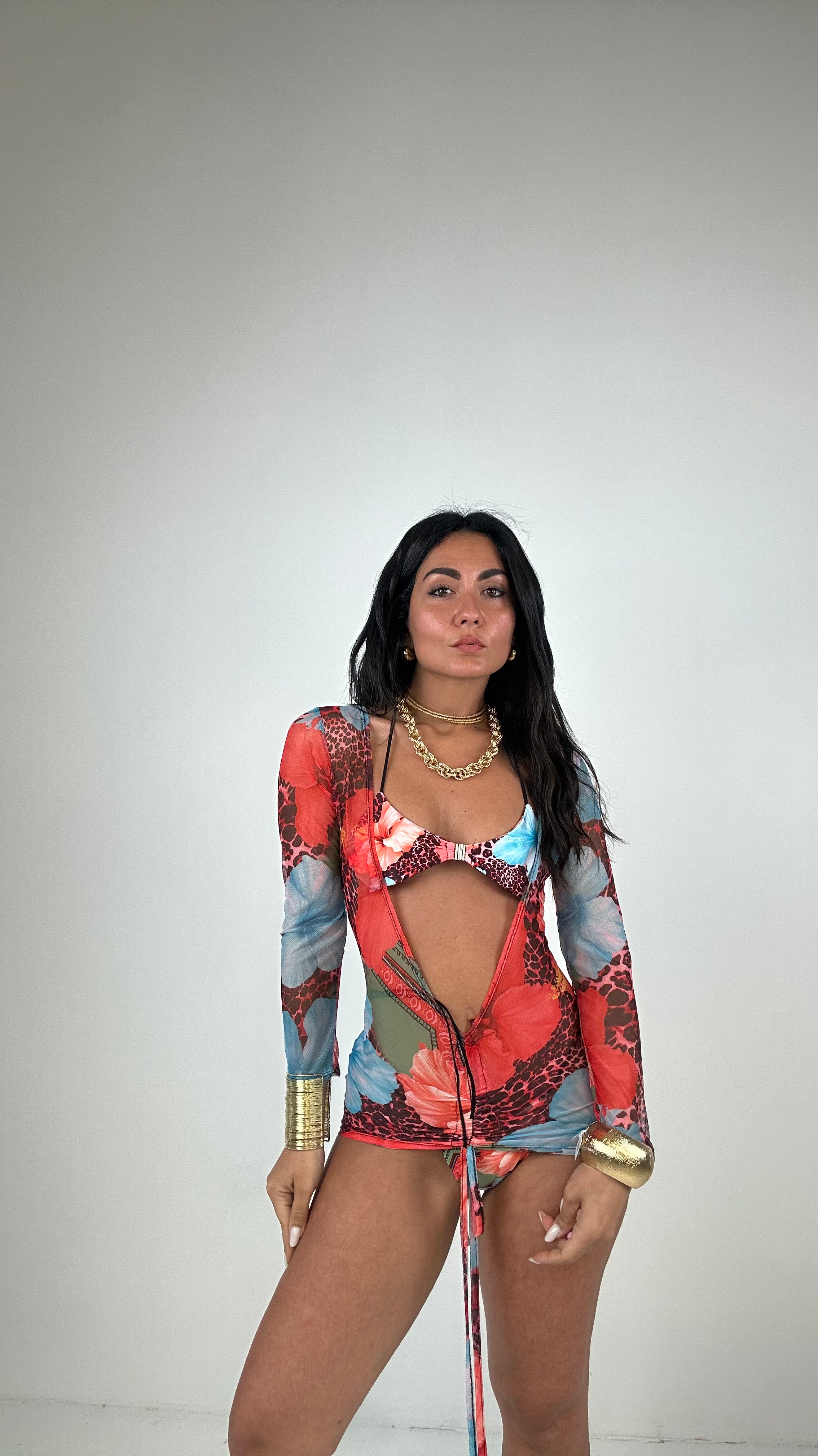 Bikini CON MINIDRESS - AZZURRO