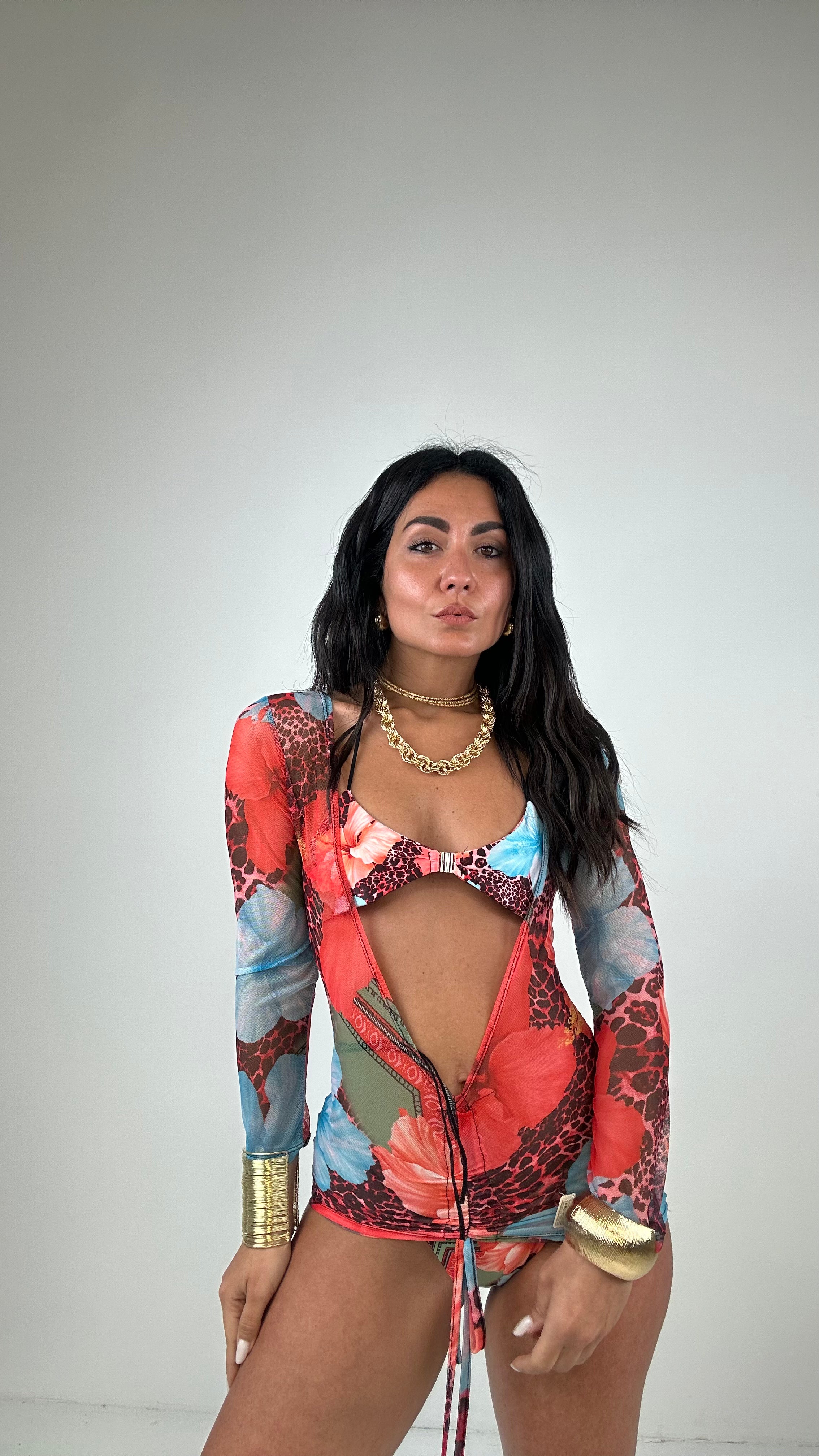 Bikini CON MINIDRESS - AZZURRO