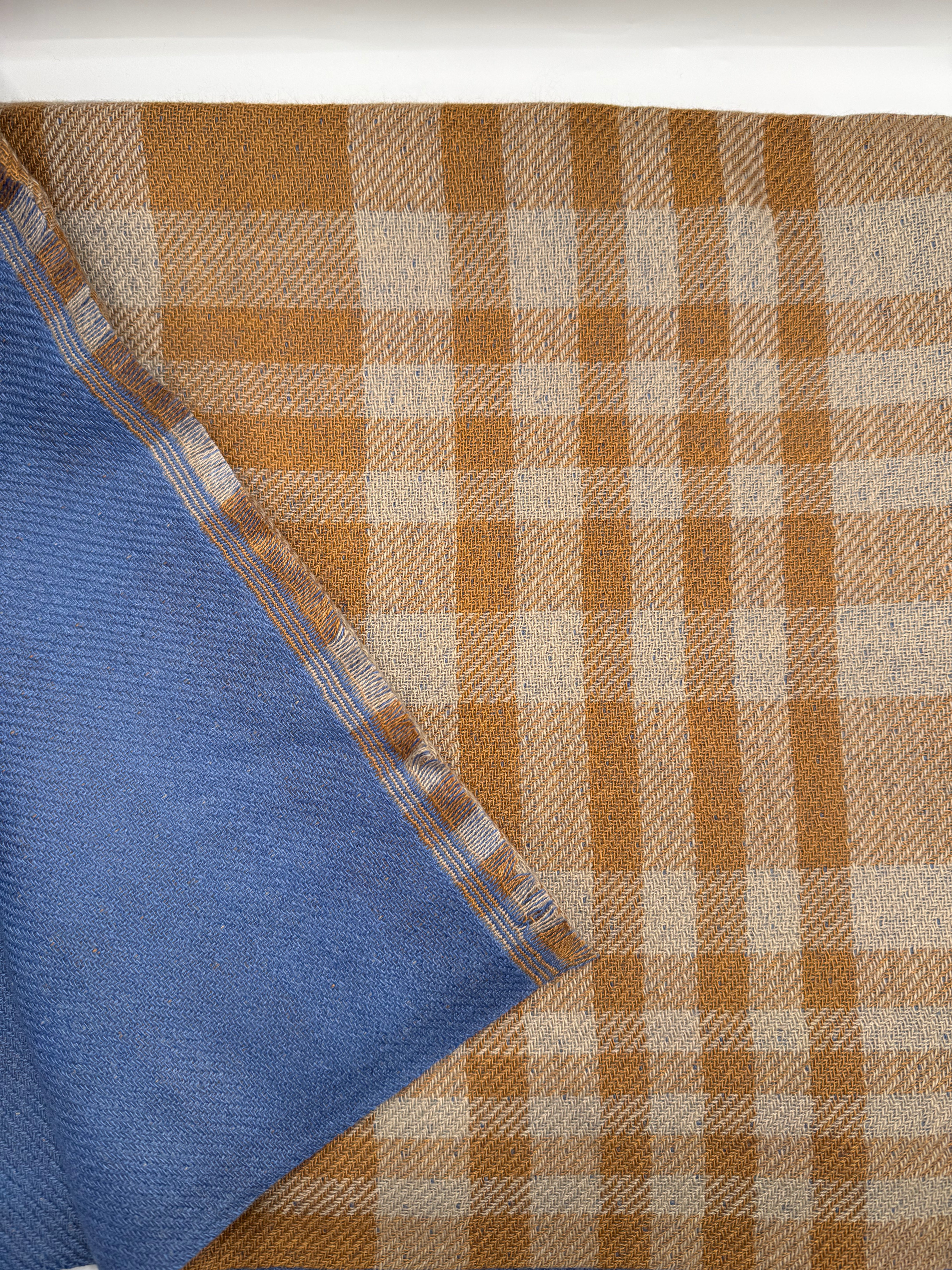 Sciarpa DOBLE QUAD - AZZURRO